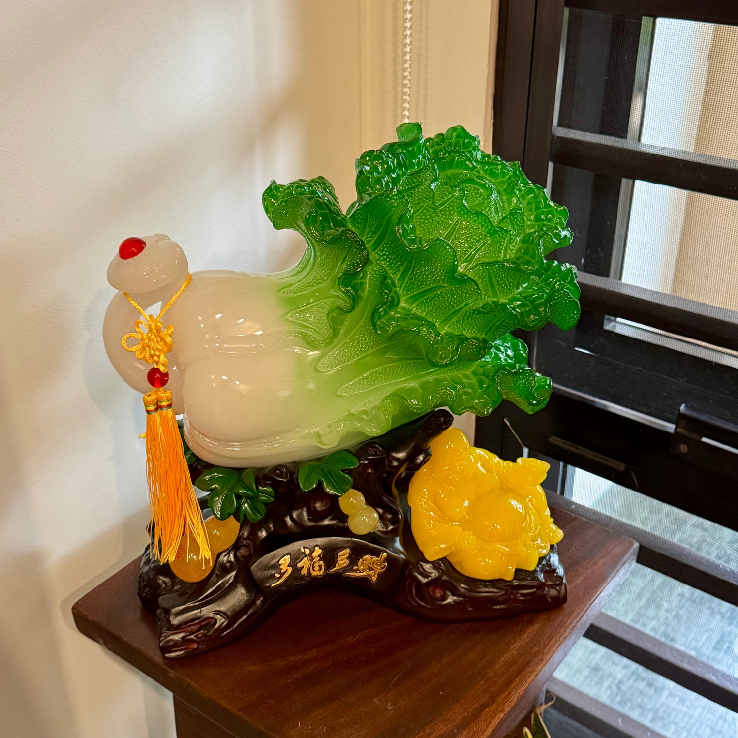 Fertile Cabbage of Endless Harvest 32cm Default Title - Feng Shui Charms - Royal Dragon Decor Philippines