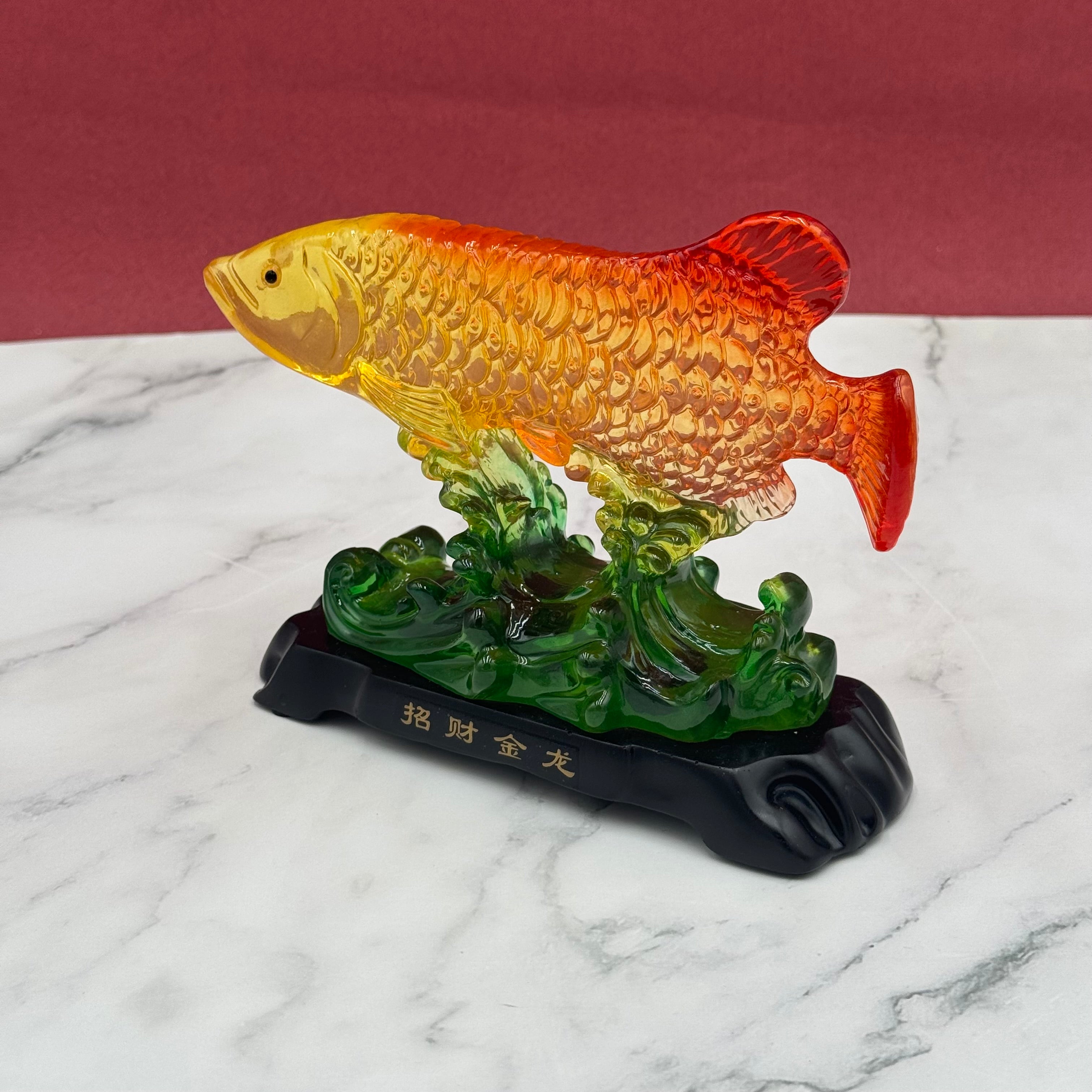 Colorful Arowana for Easy Income 18cm Default Title - Feng Shui Charms - Royal Dragon Decor Philippines