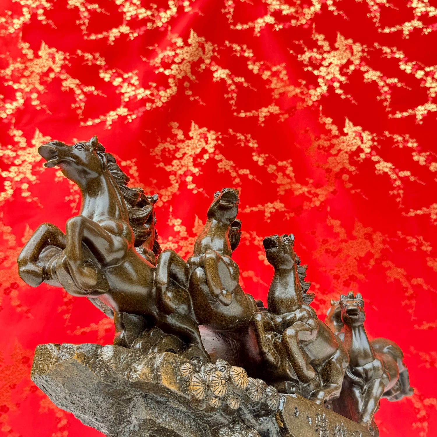 Path to Victory Army of Charging Horses 52cm Default Title - Feng Shui Charms - Royal Dragon Decor Philippines
