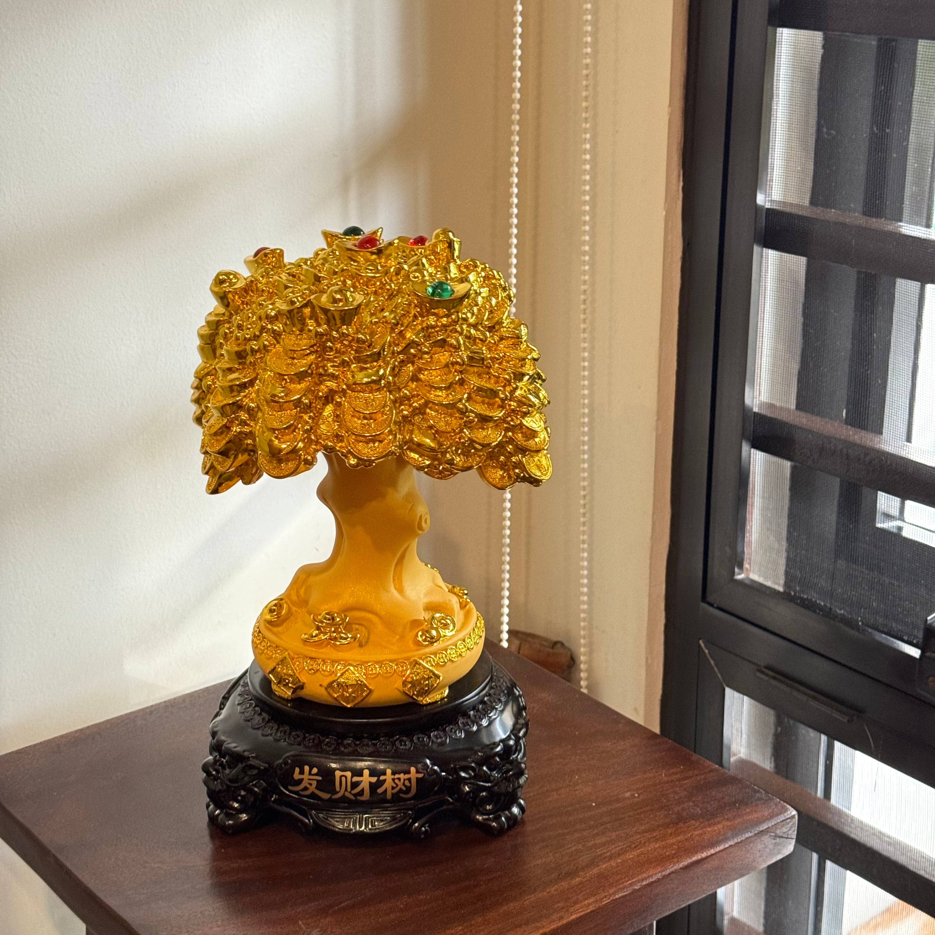 Golden Harvest Money Tree for Prosperity 30cm Default Title - Feng Shui Charms - Royal Dragon Decor Philippines