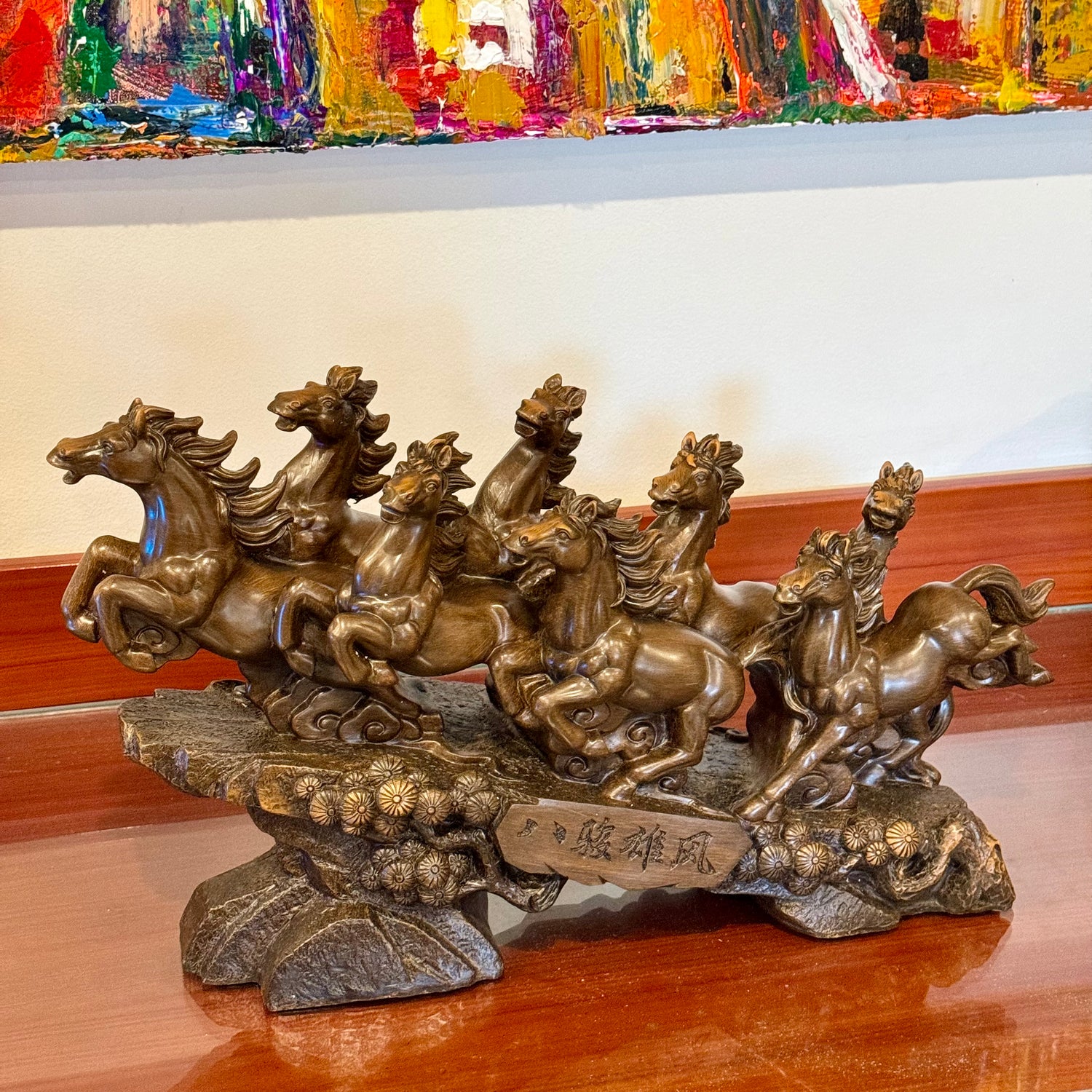 Path to Victory Army of Charging Horses 52cm Default Title - Feng Shui Charms - Royal Dragon Decor Philippines