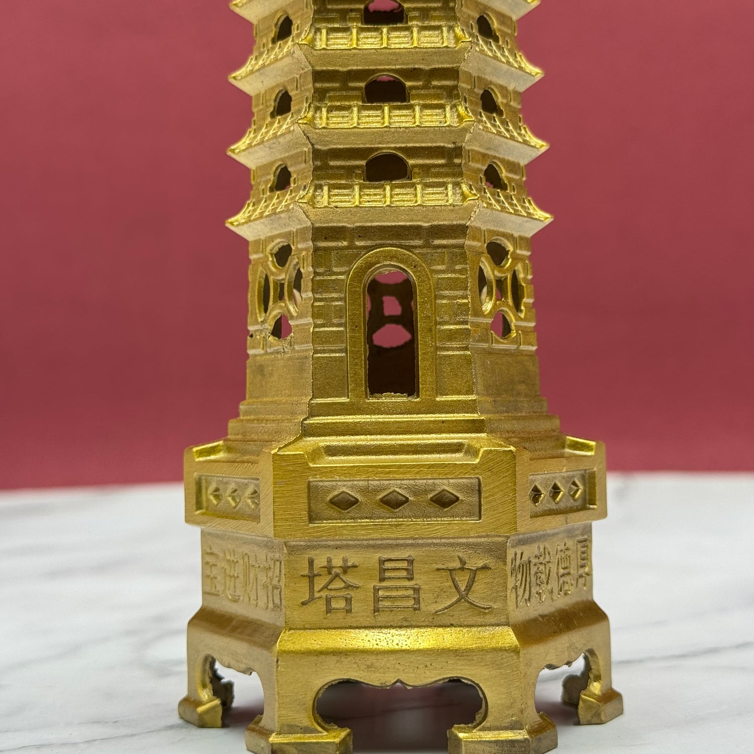 Academic Luck and Wisdom Pagoda Tower 24cm Default Title - Feng Shui Charms - Royal Dragon Decor Philippines