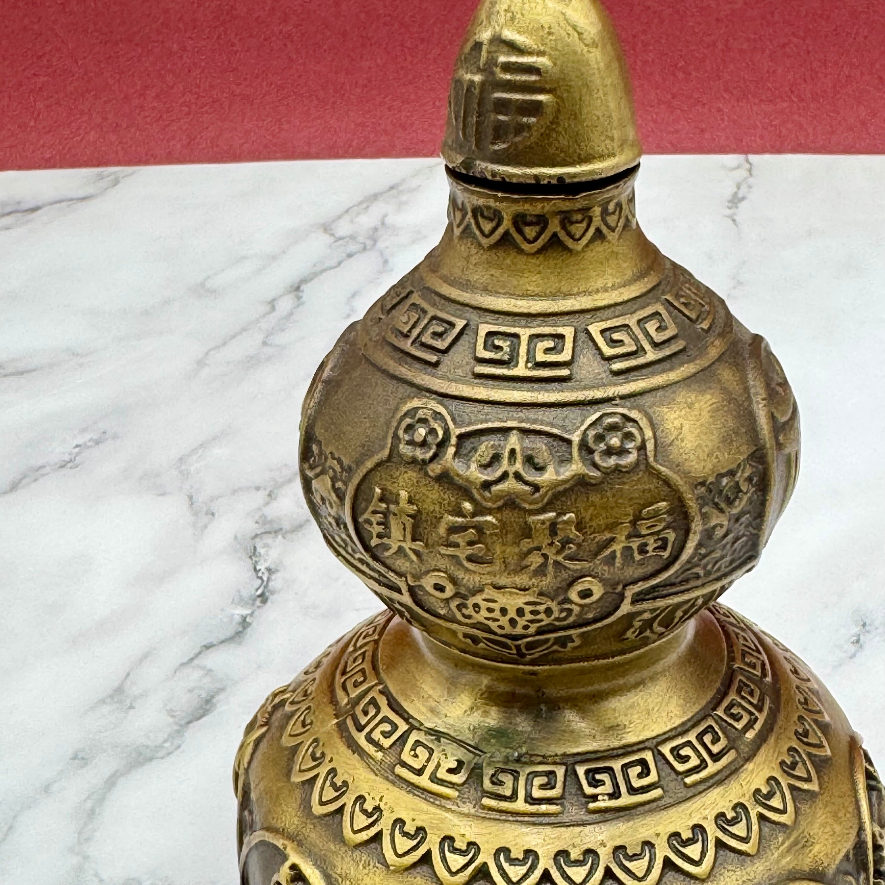 Brass Wu Lou for Strong Health Protection 21cm Default Title - Feng Shui Charms - Royal Dragon Decor Philippines