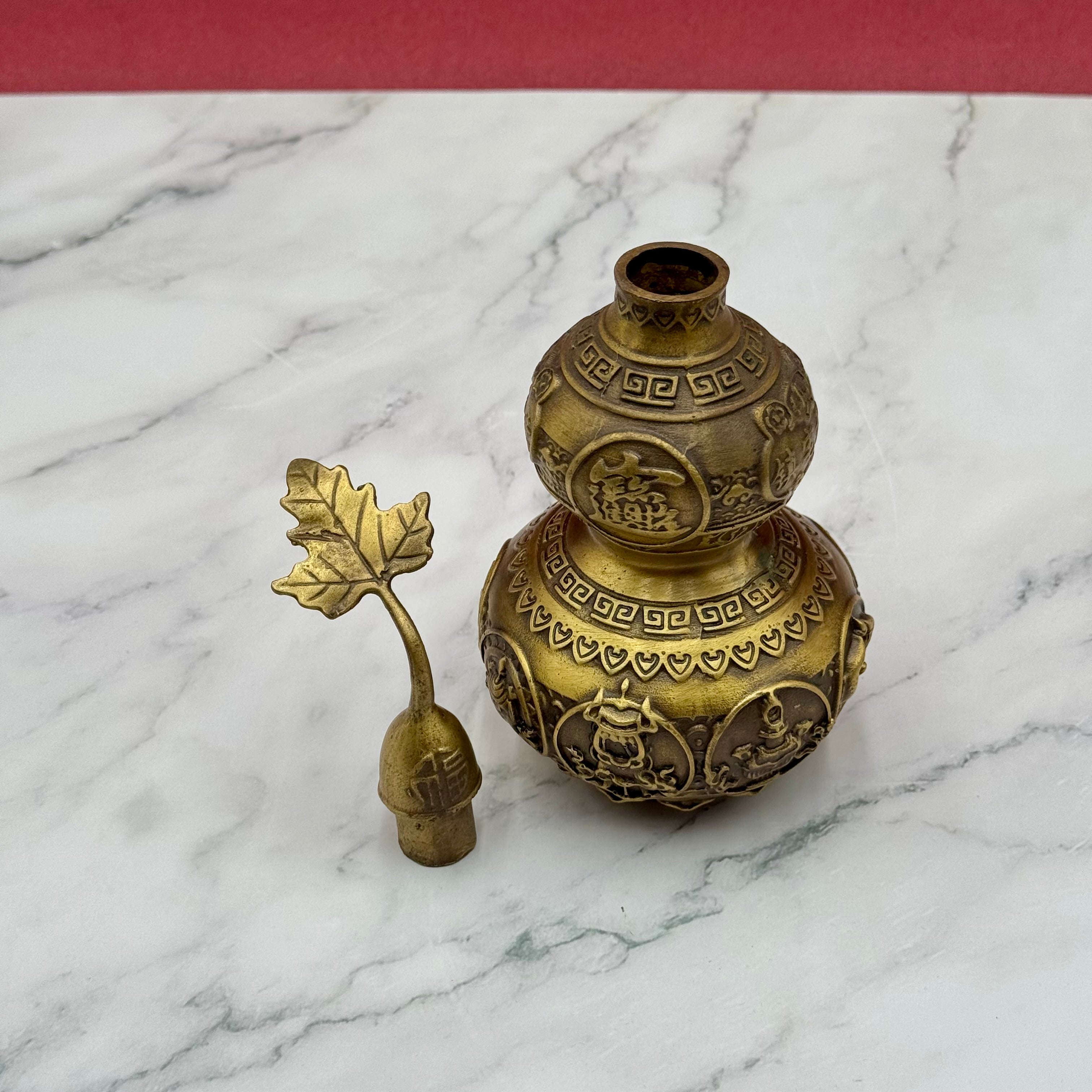 Brass Wu Lou for Strong Health Protection 21cm Default Title - Feng Shui Charms - Royal Dragon Decor Philippines