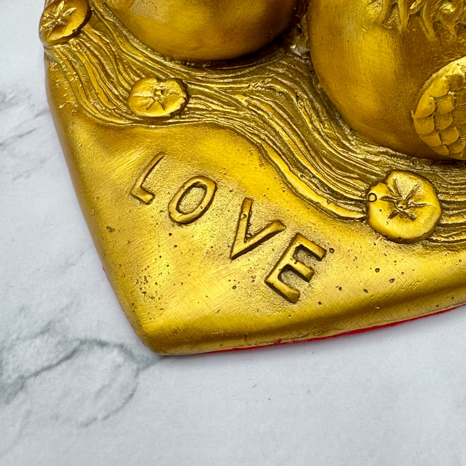 Loyal Hearts Mandarin Ducks Brass 16cm Default Title - Feng Shui Charms - Royal Dragon Decor Philippines