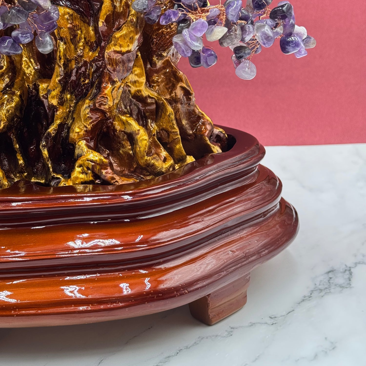 1000 Years of Fortune Royal Amethyst Tree 52cm Default Title - Feng Shui Charms - Royal Dragon Decor Philippines