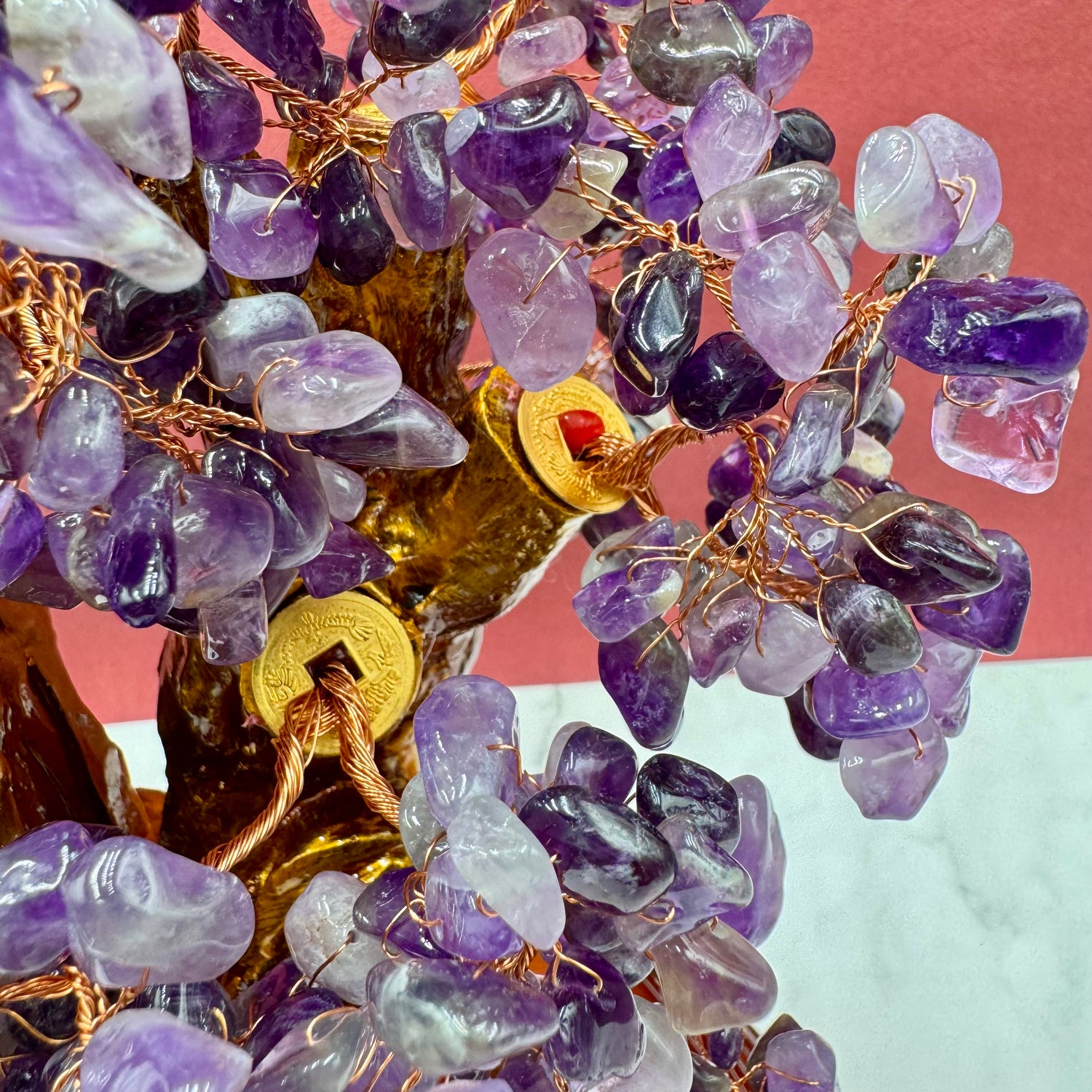 1000 Years of Fortune Royal Amethyst Tree 52cm Default Title - Feng Shui Charms - Royal Dragon Decor Philippines