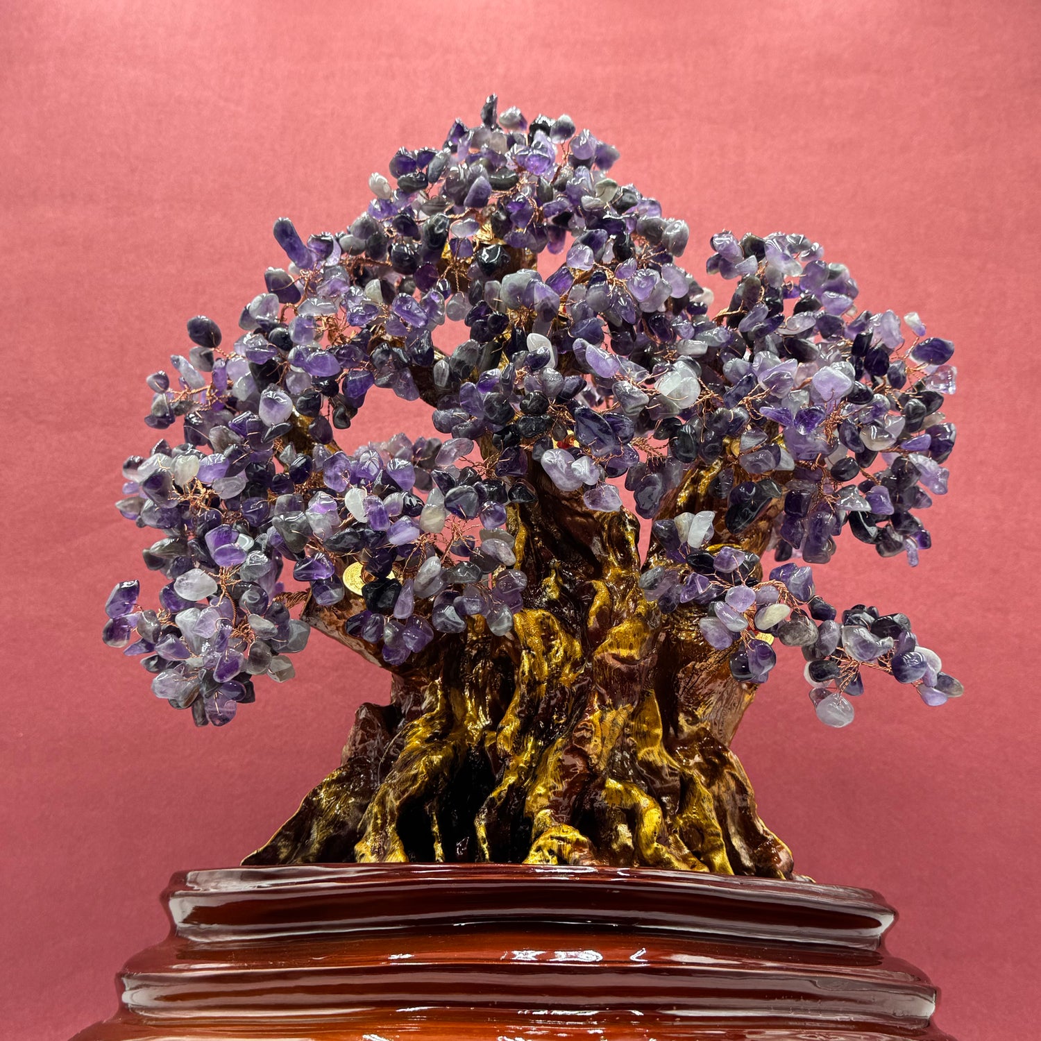 1000 Years of Fortune Royal Amethyst Tree 52cm Default Title - Feng Shui Charms - Royal Dragon Decor Philippines