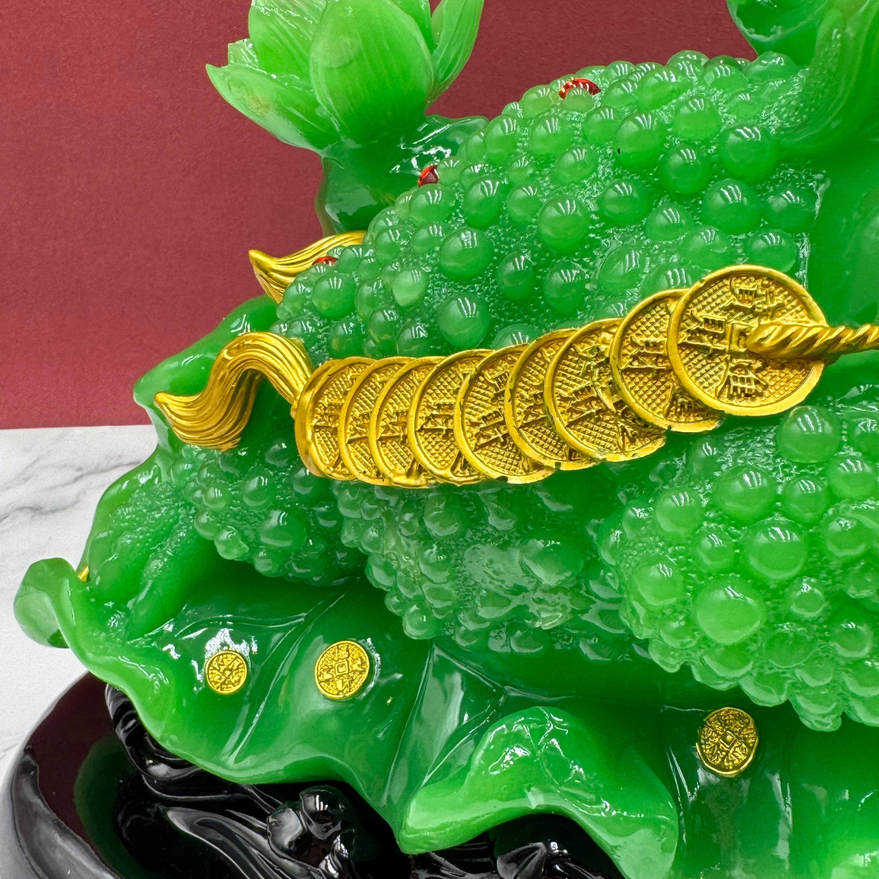 All Finances Turn Green Money Frog 31cm Default Title - Feng Shui Charms - Royal Dragon Decor Philippines