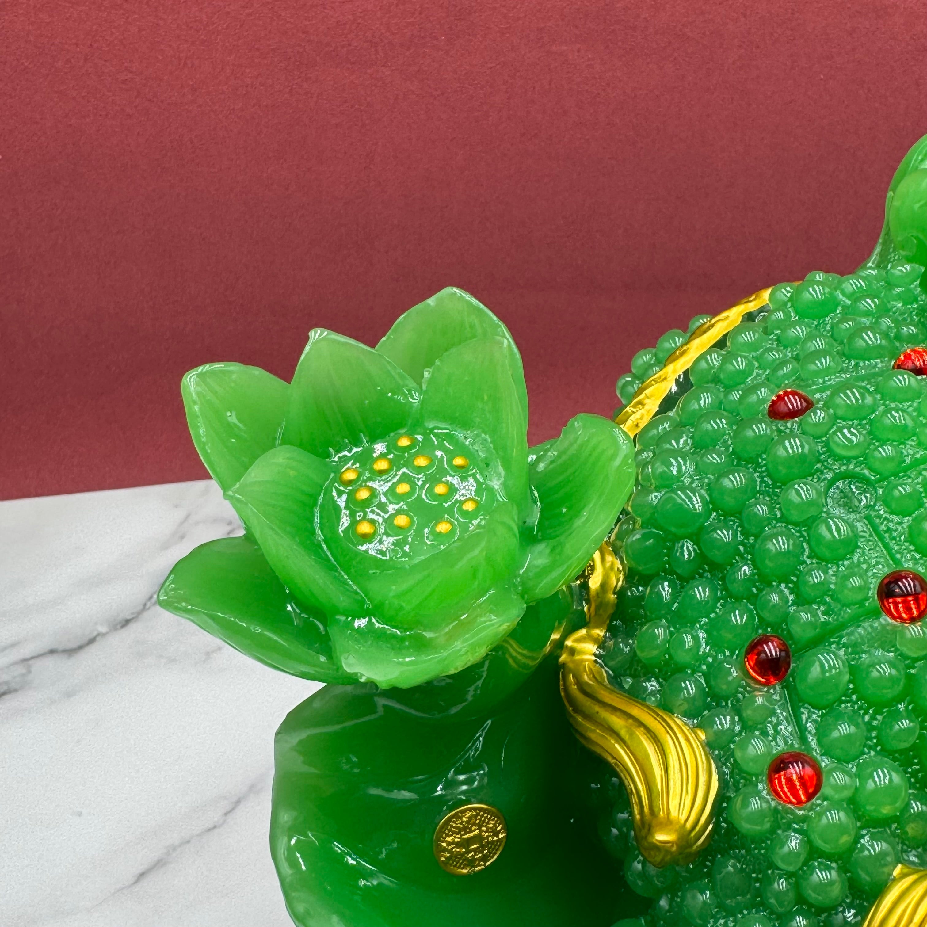 All Finances Turn Green Money Frog 31cm Default Title - Feng Shui Charms - Royal Dragon Decor Philippines