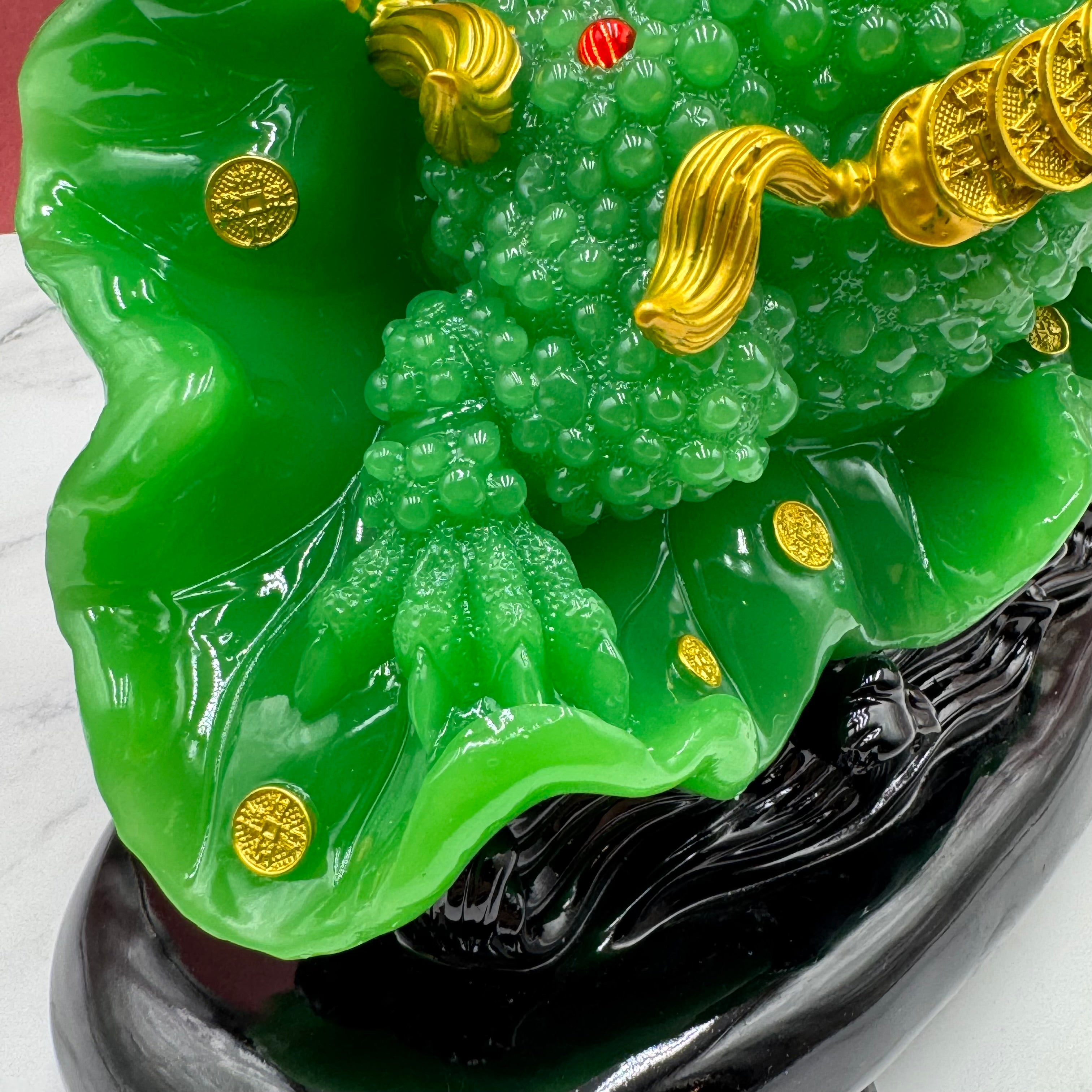 All Finances Turn Green Money Frog 31cm Default Title - Feng Shui Charms - Royal Dragon Decor Philippines