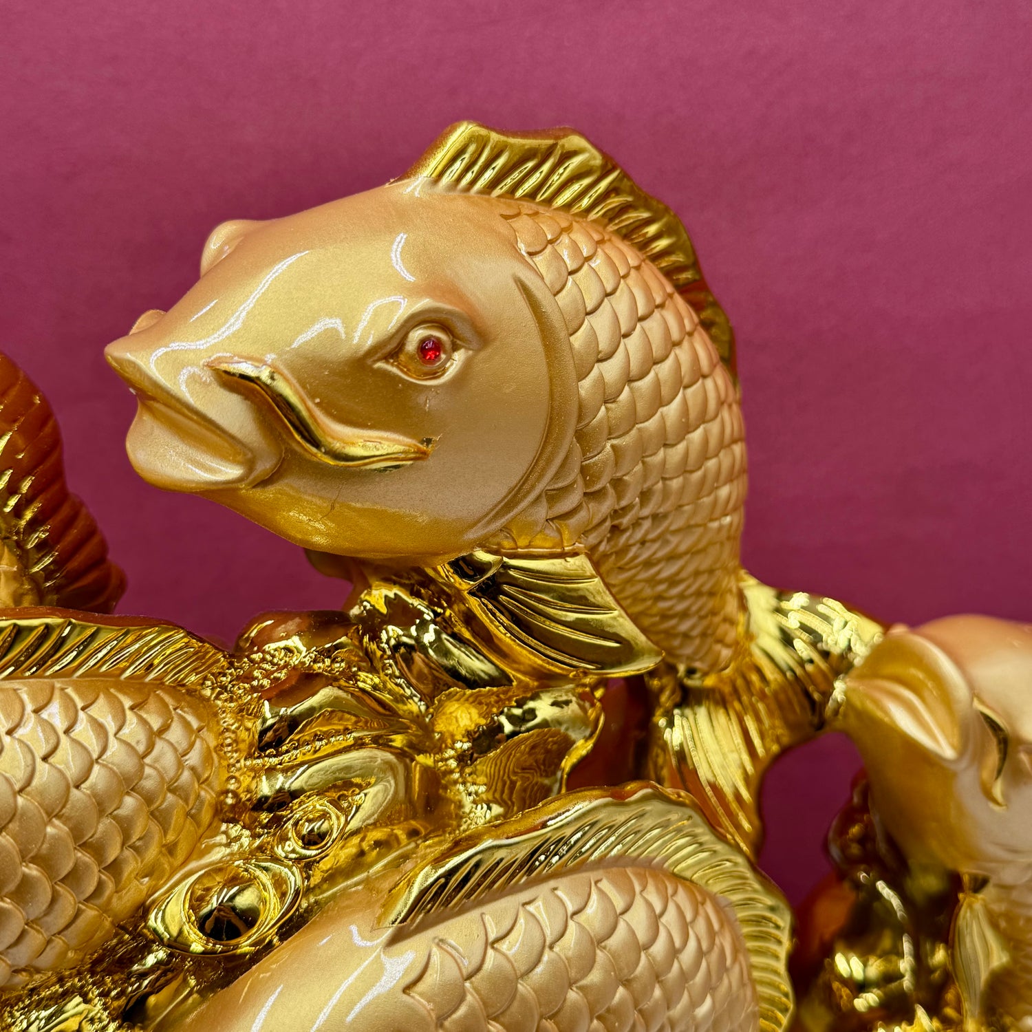 Generational Wealth Golden Family of Arowanas 48cm Default Title - Feng Shui Charms - Royal Dragon Decor Philippines