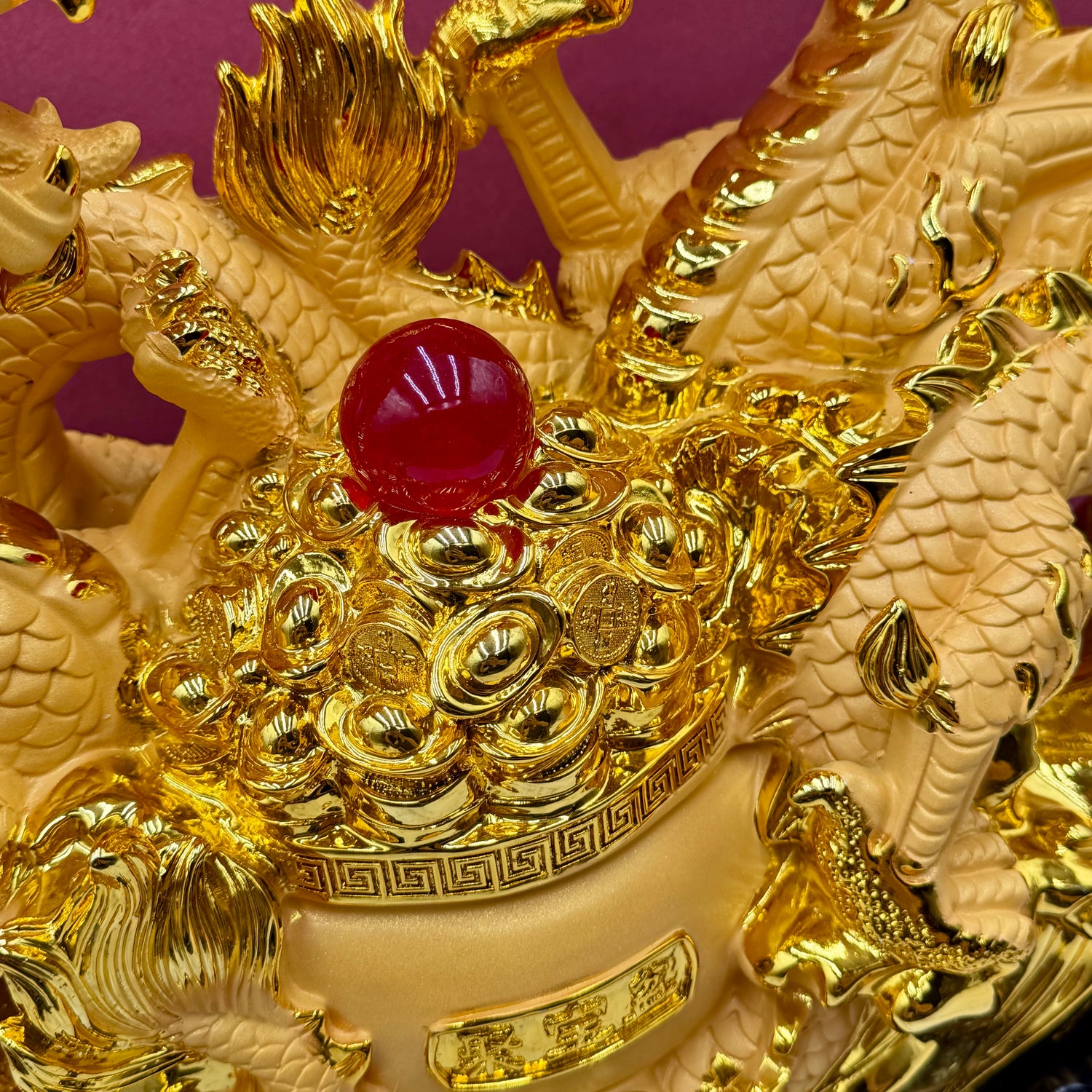 Double Dragon Alliance of Shared Victory 45cm Default Title - Feng Shui Charms - Royal Dragon Decor Philippines