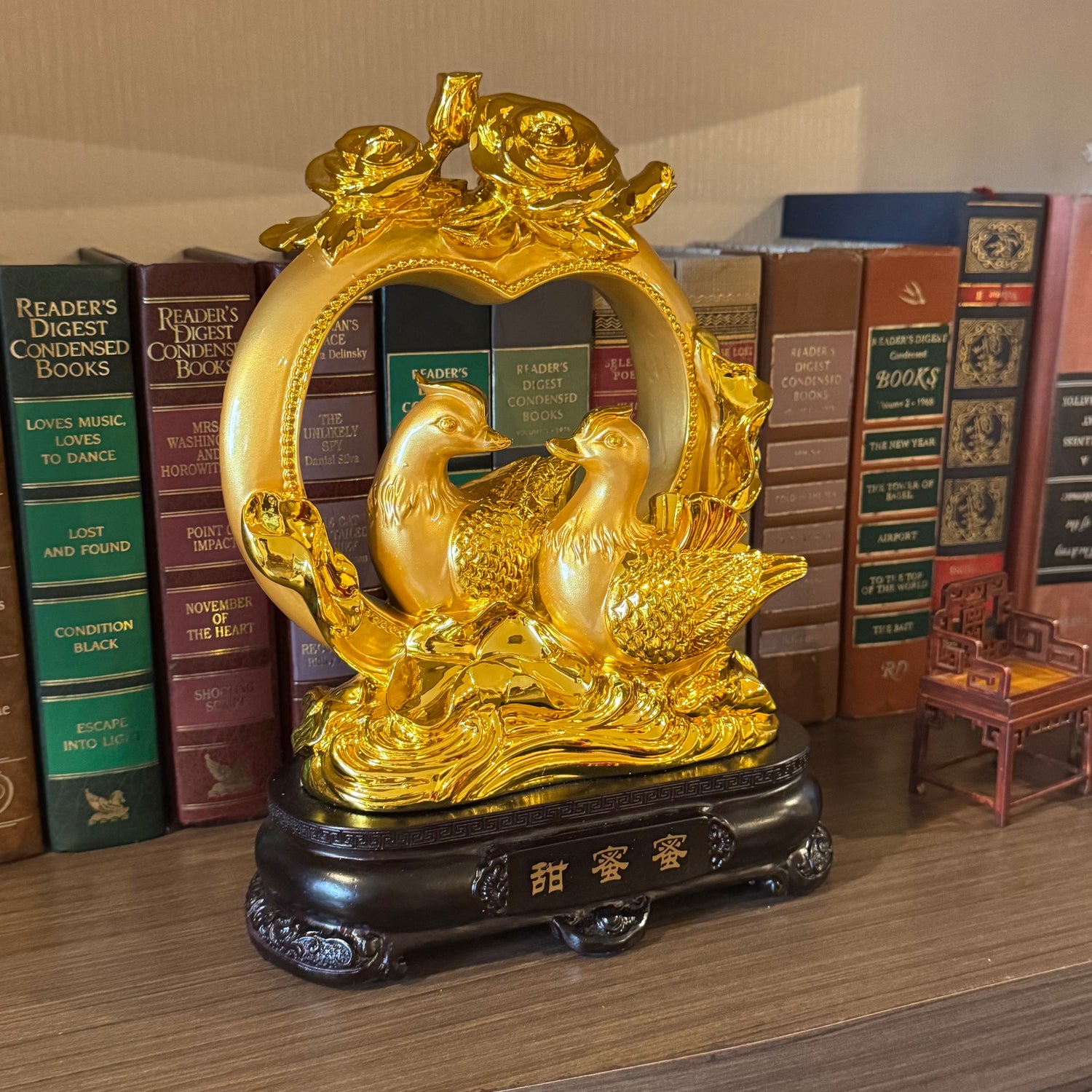 Prosper in Marriage Mandarin Ducks 25cm Default Title - Feng Shui Charms - Royal Dragon Decor Philippines