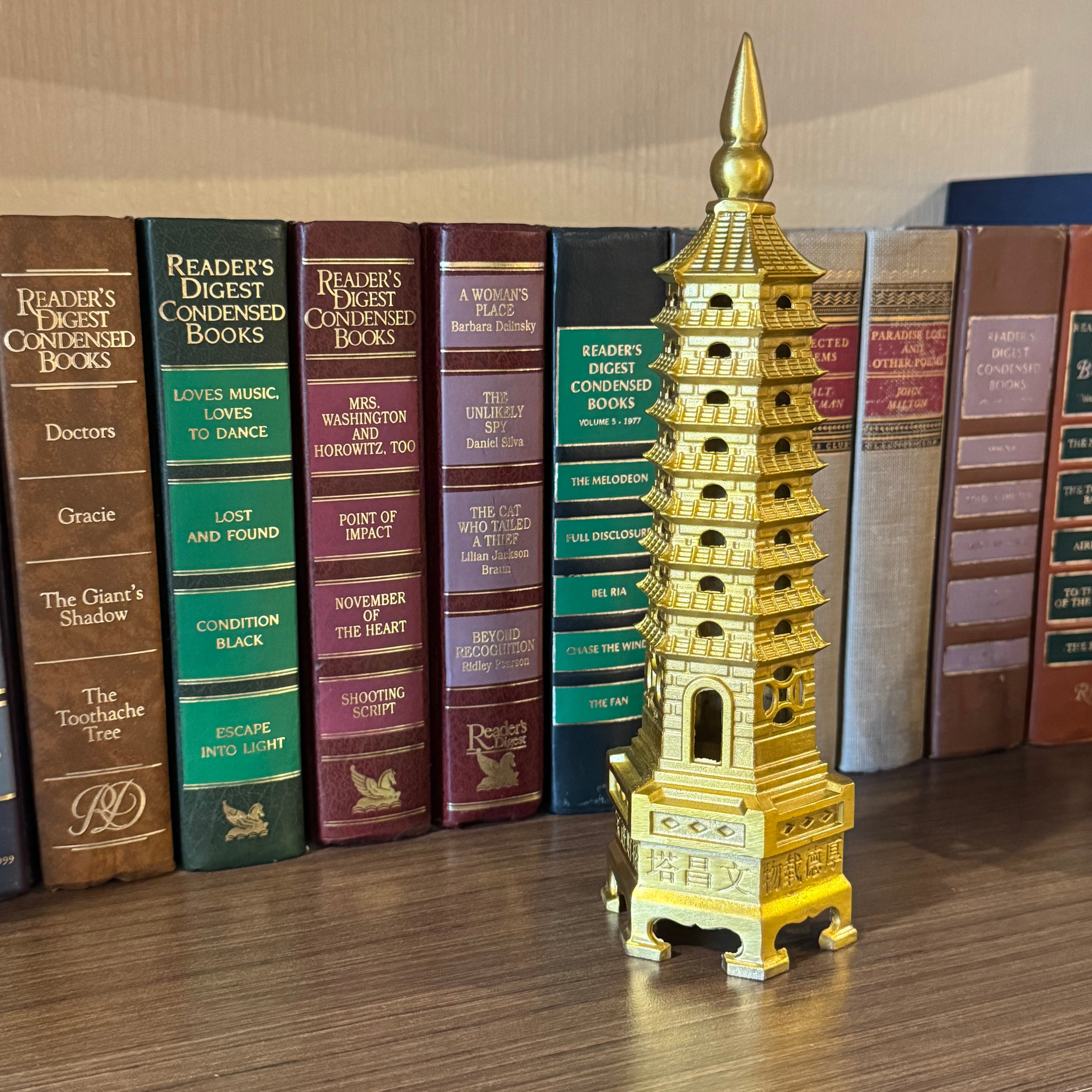 Academic Luck and Wisdom Pagoda Tower 24cm Default Title - Feng Shui Charms - Royal Dragon Decor Philippines