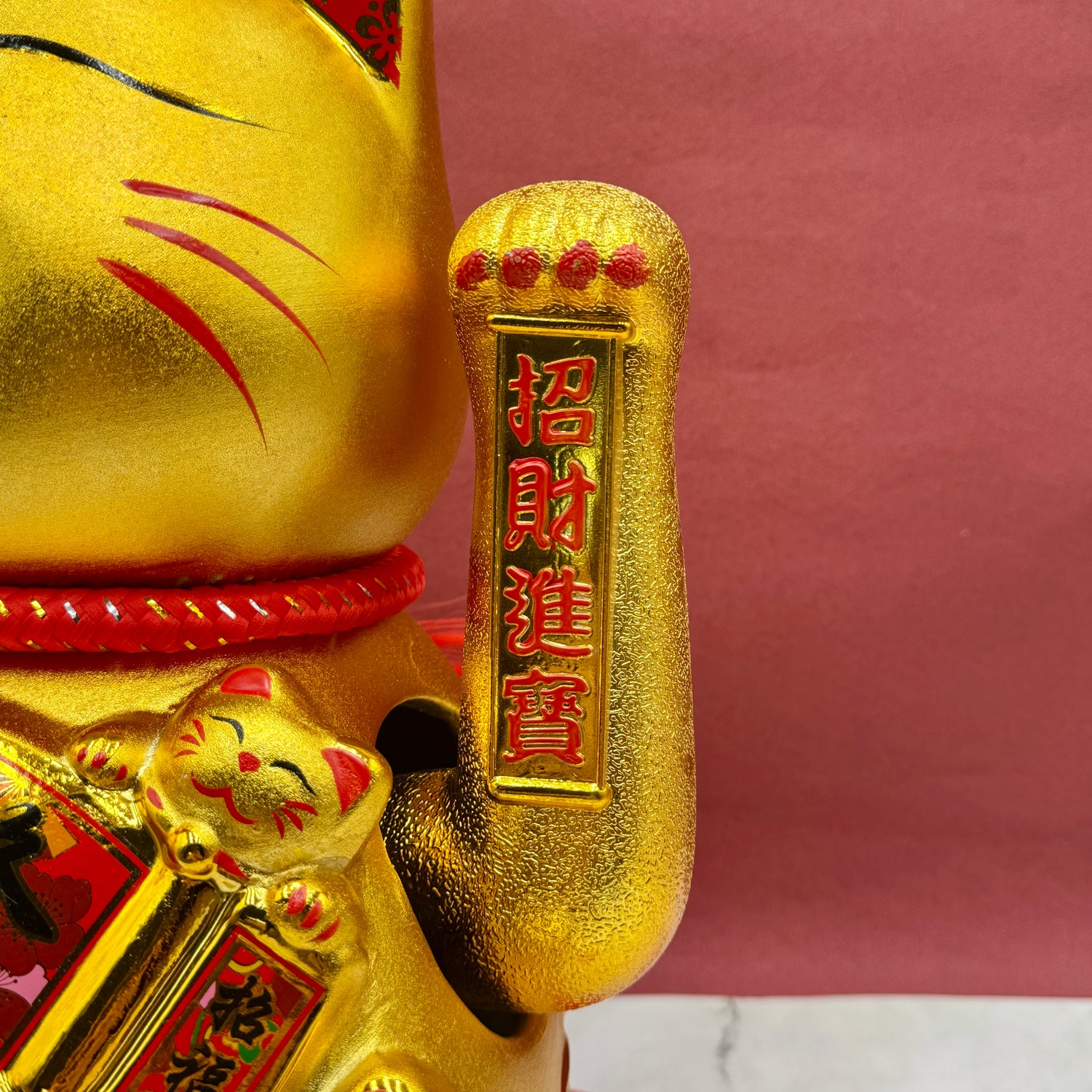 Too Many Customers Supreme Golden Cat 39cm Default Title - Feng Shui Charms - Royal Dragon Decor Philippines