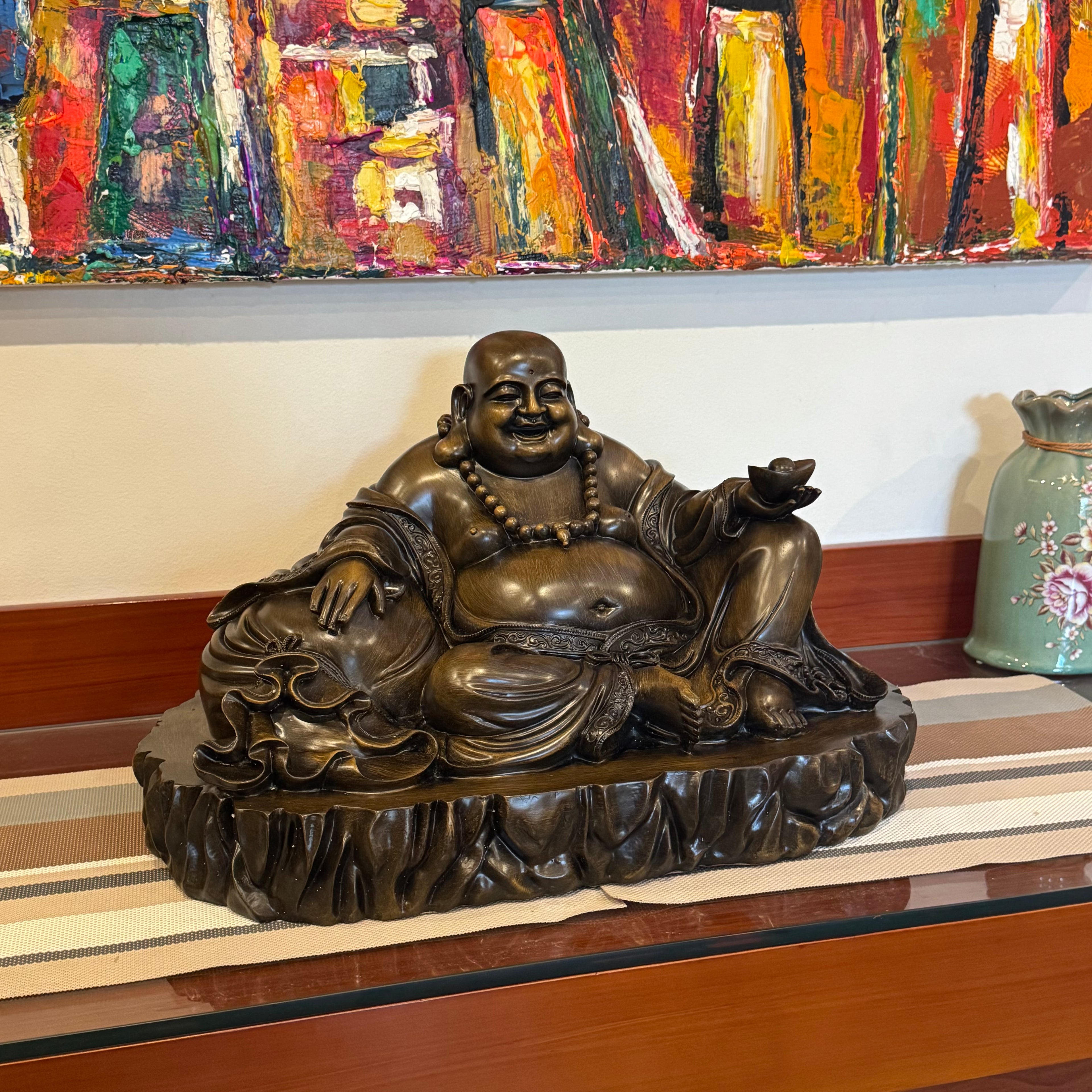 The Big Buddha of Powerful Blessings 50cm Default Title - Feng Shui Charms - Royal Dragon Decor Philippines