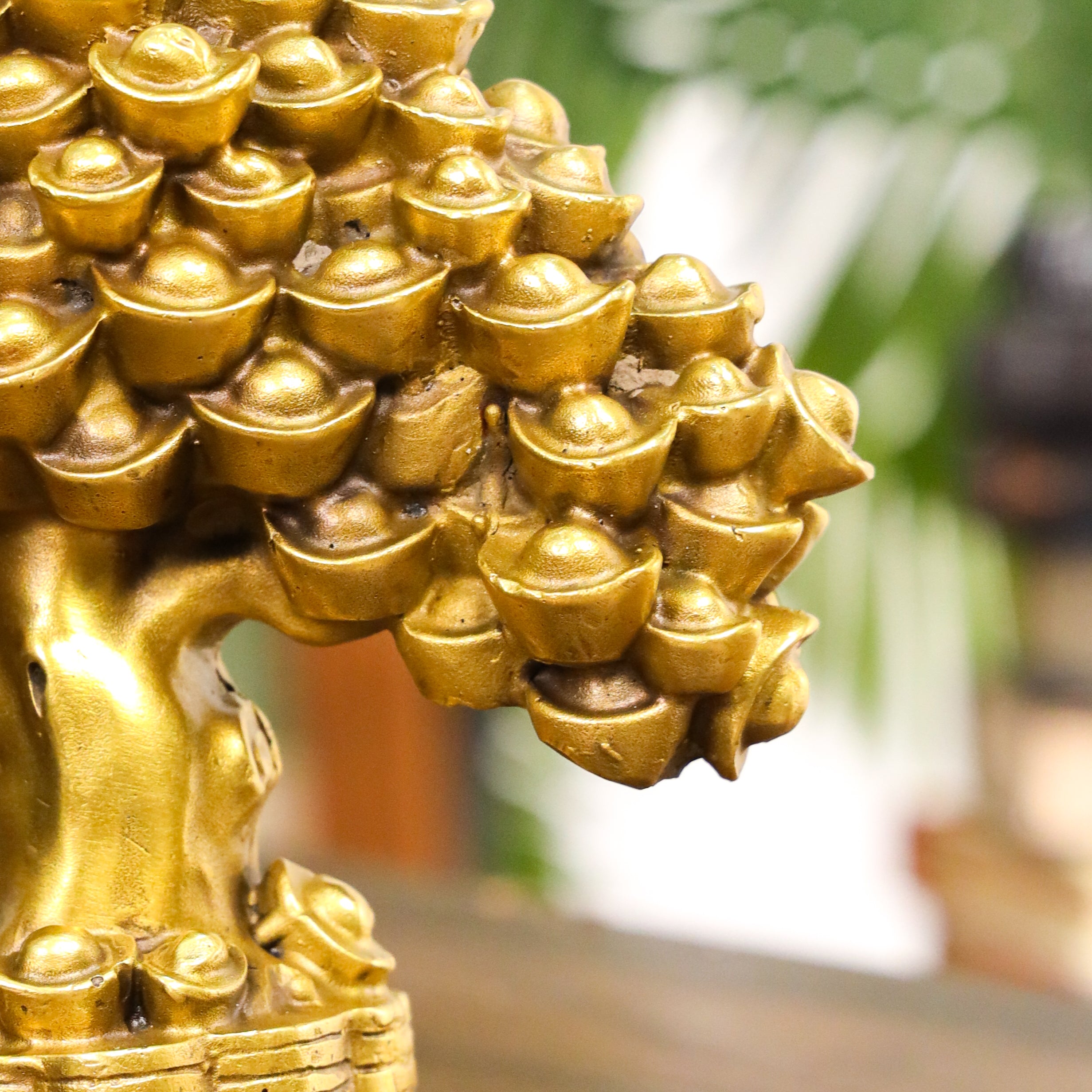 Strong as Metal Brass Money Tree 18cm