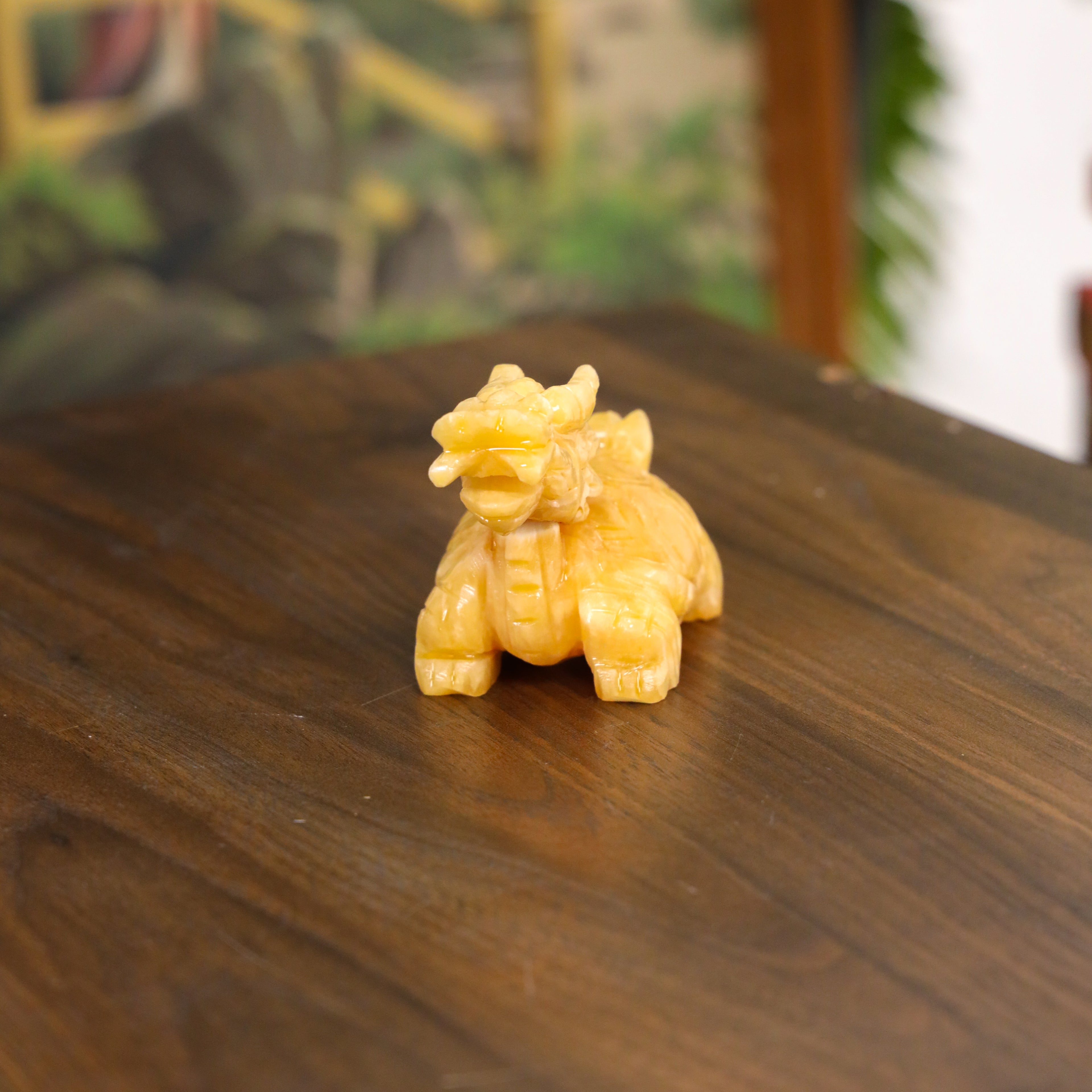 Little Topaz Guardian of Success Dragon Turtle 11cm