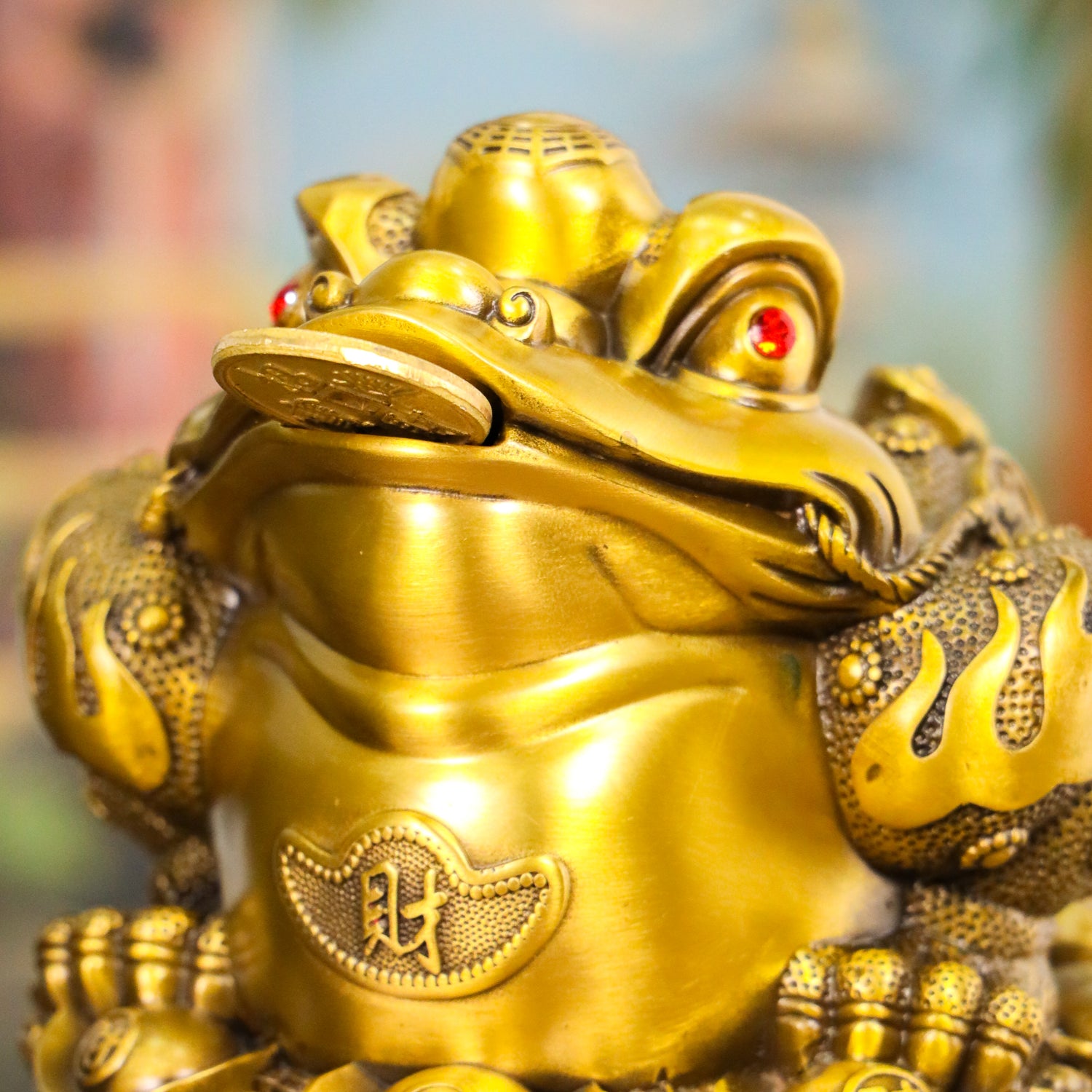 Grand Brass Money Frog of Endless Blessings 24cm