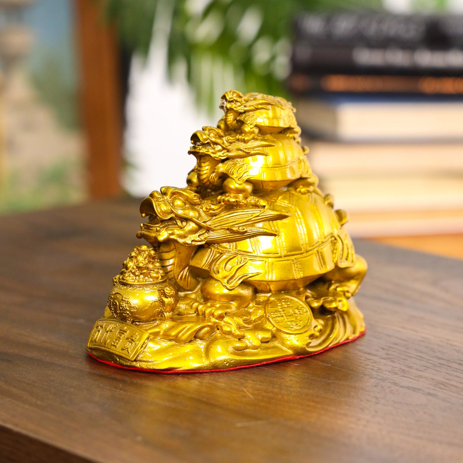 Three Generations of Success Dragon Turtle 15cm