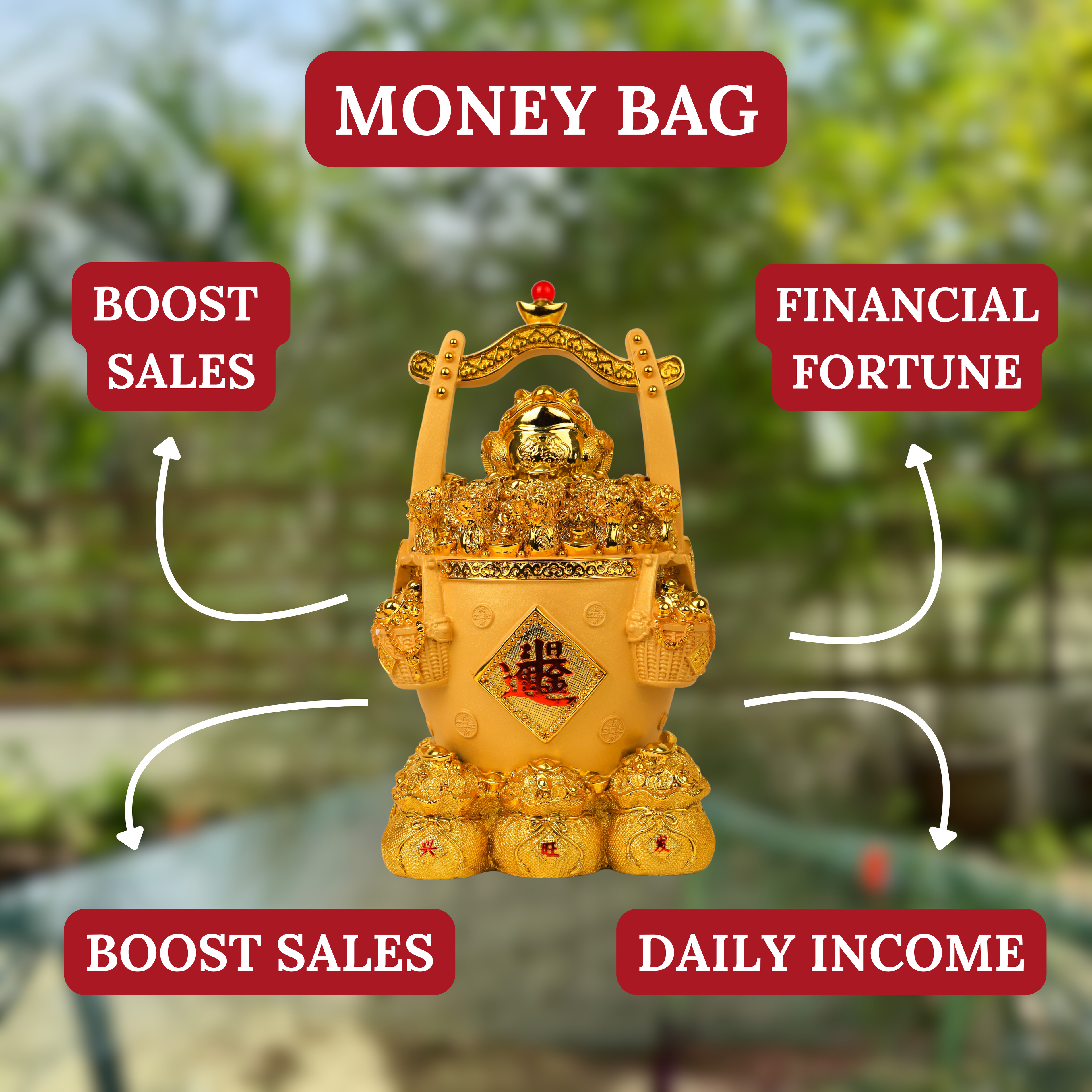 Golden Treasury of Saved Wealth 37cm
