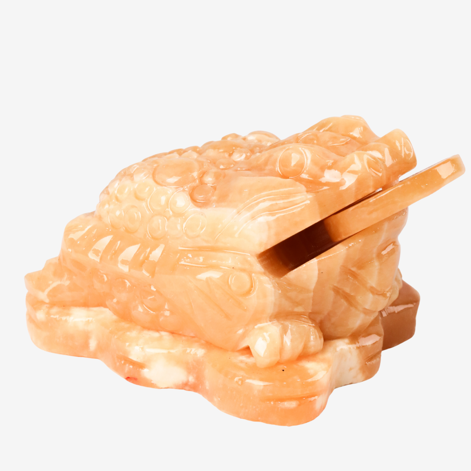 Topaz Money Frog for Growing Wealth 13cm