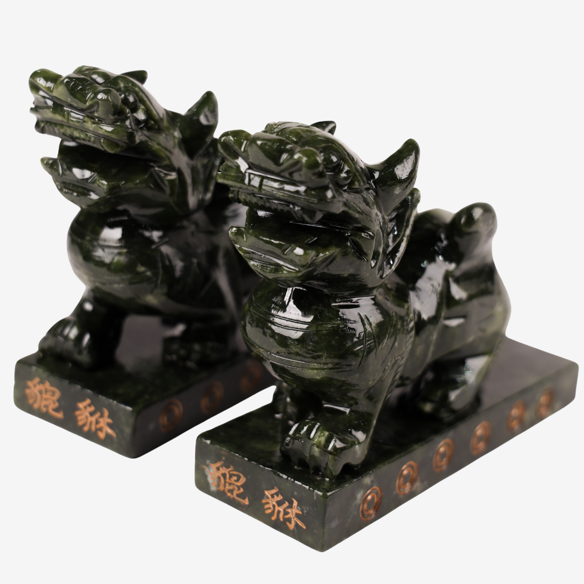 Loyal Protectors of Prosperity Pi Yao Pair 18cm