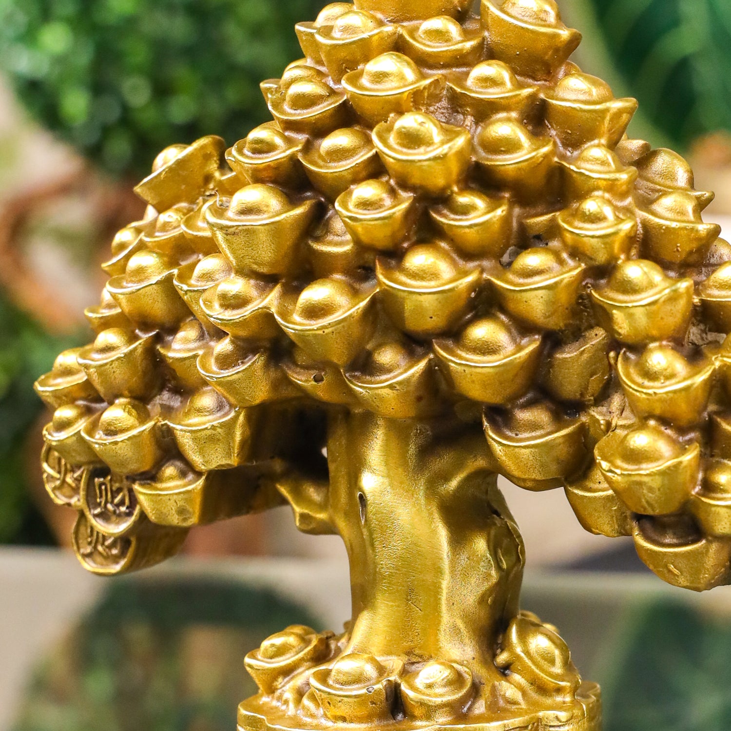Strong as Metal Brass Money Tree 18cm