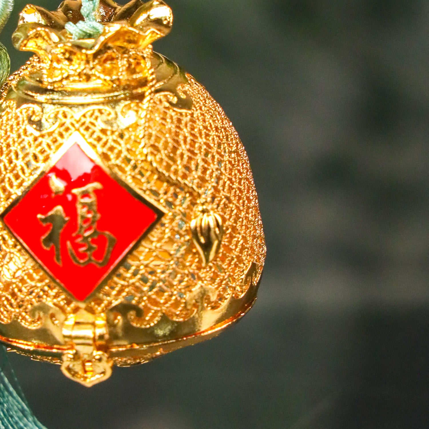 Golden Reserve of Daily Abundance Brass 5cm