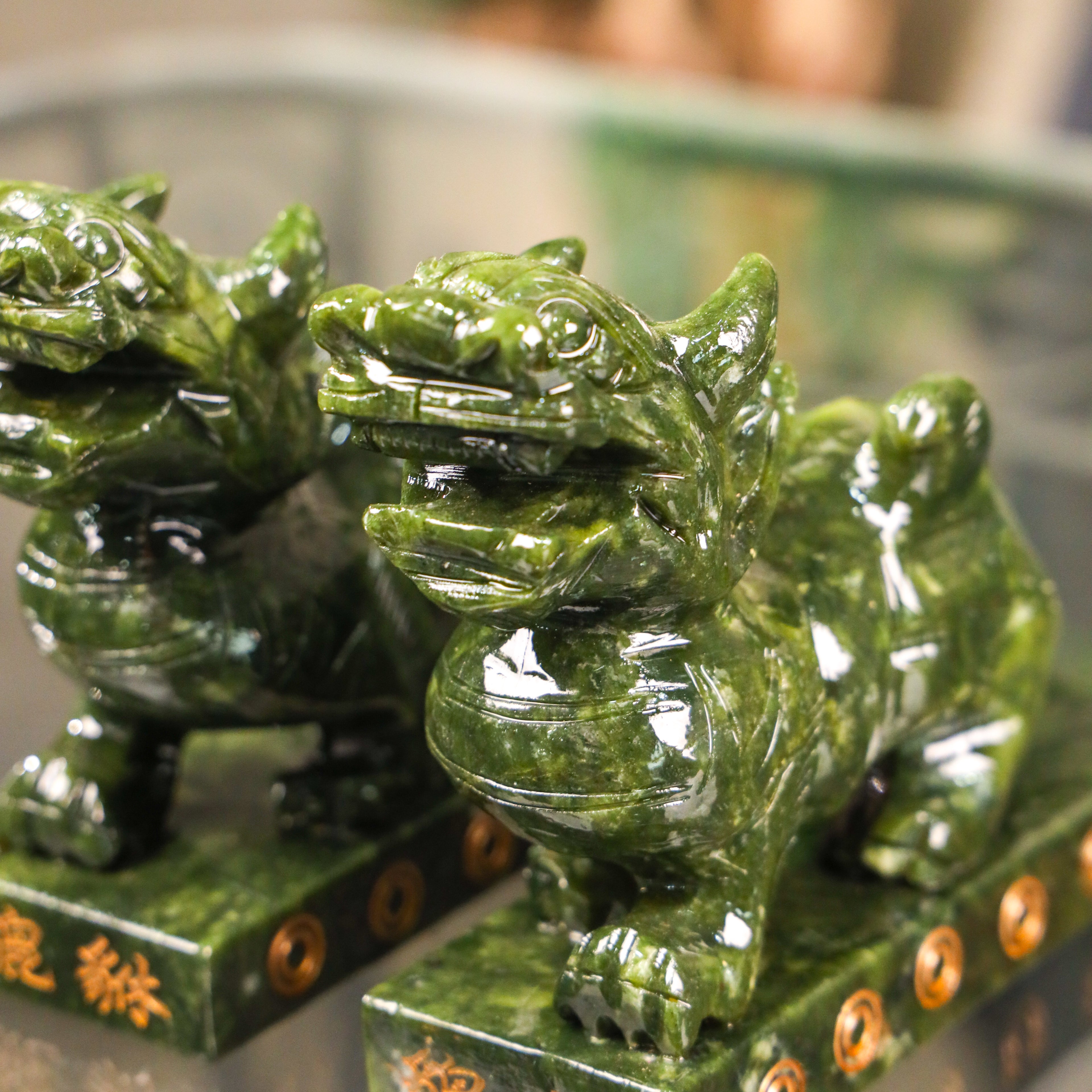 Loyal Protectors of Prosperity Pi Yao Pair 18cm