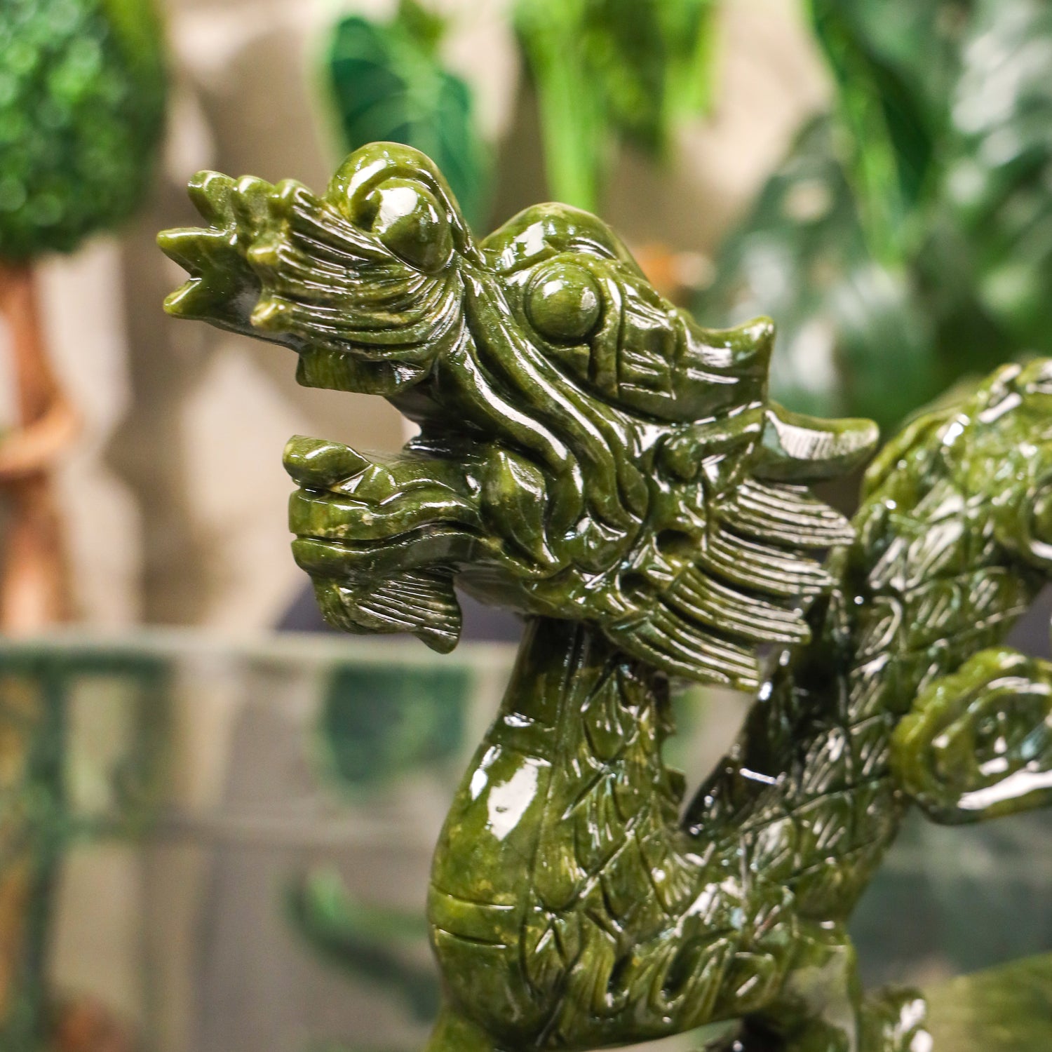 Great Jade Dragon of Boundless Energy 50cm