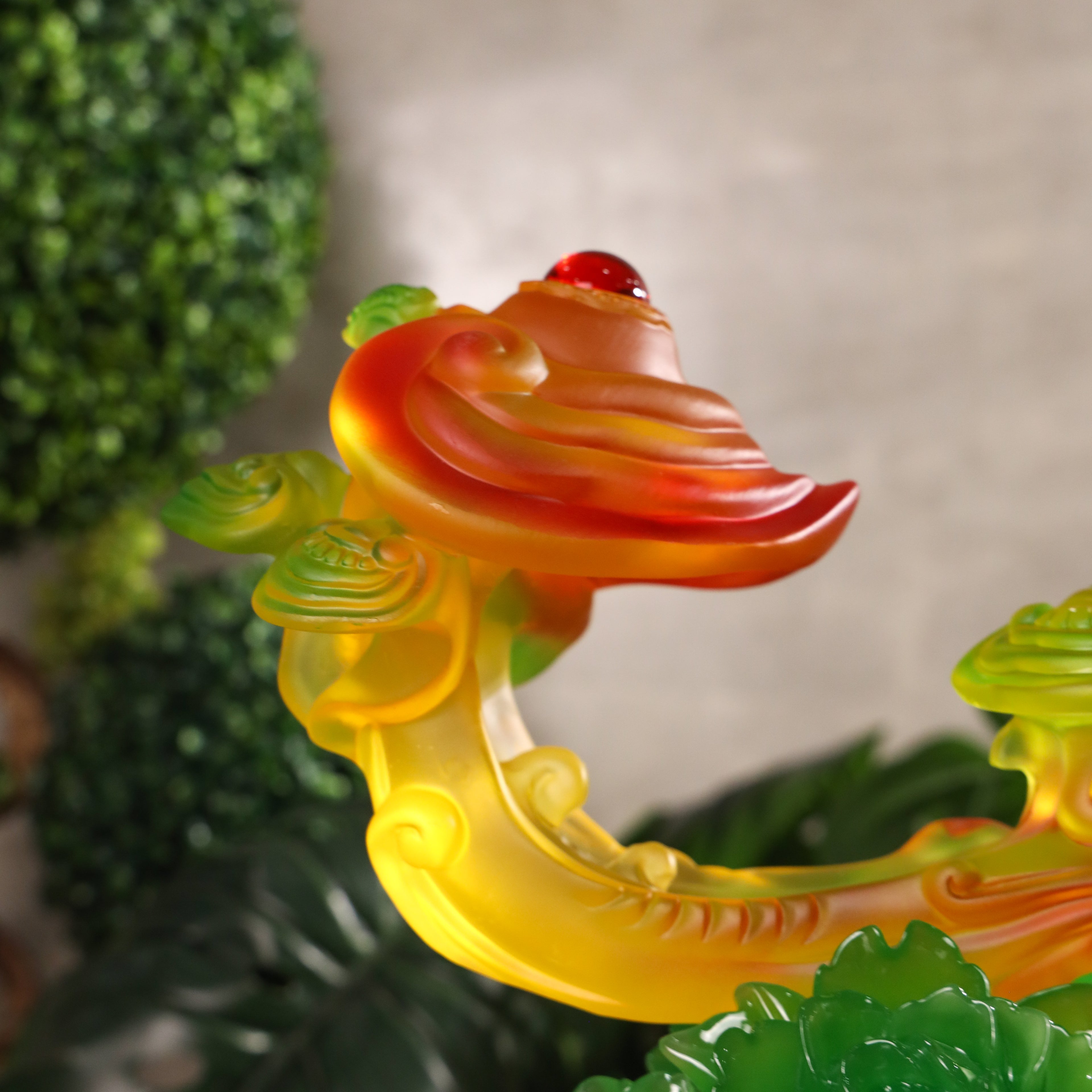 Imperial Orange Ru Yi for Favorable Outcomes 39cm