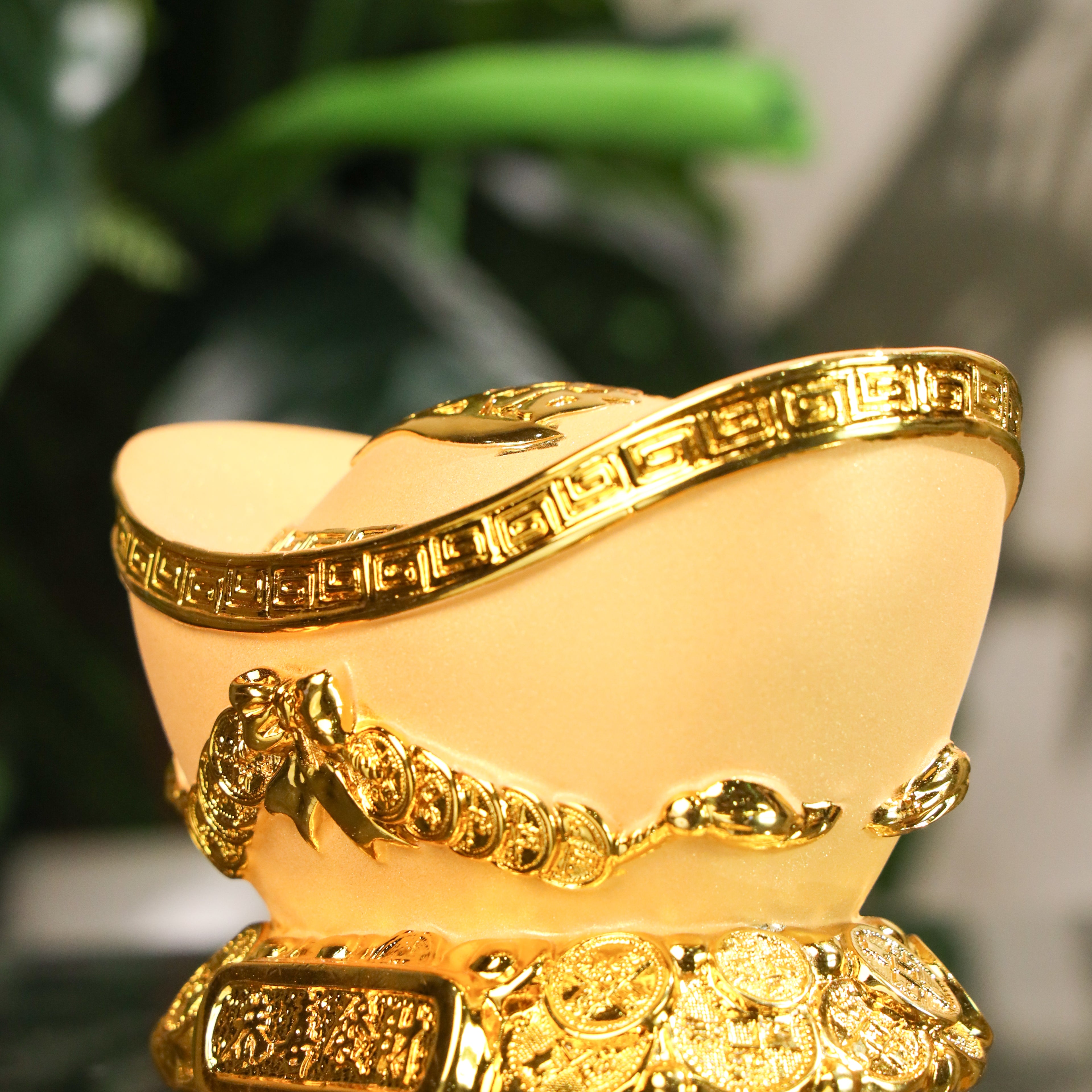 Classic Gold Ingot of Financial Security 15cm