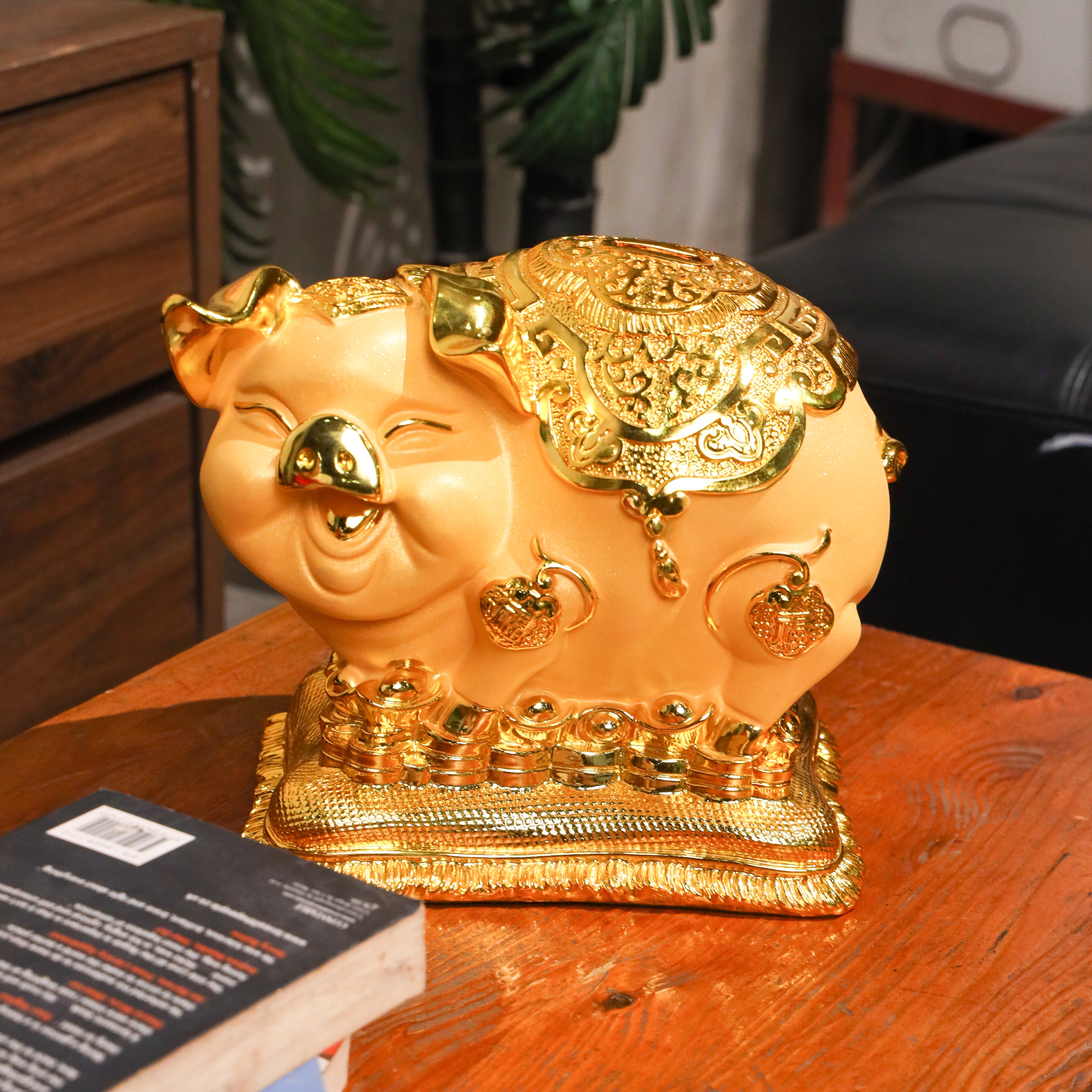 Easy Life Golden Pig of Prosperity 38cm