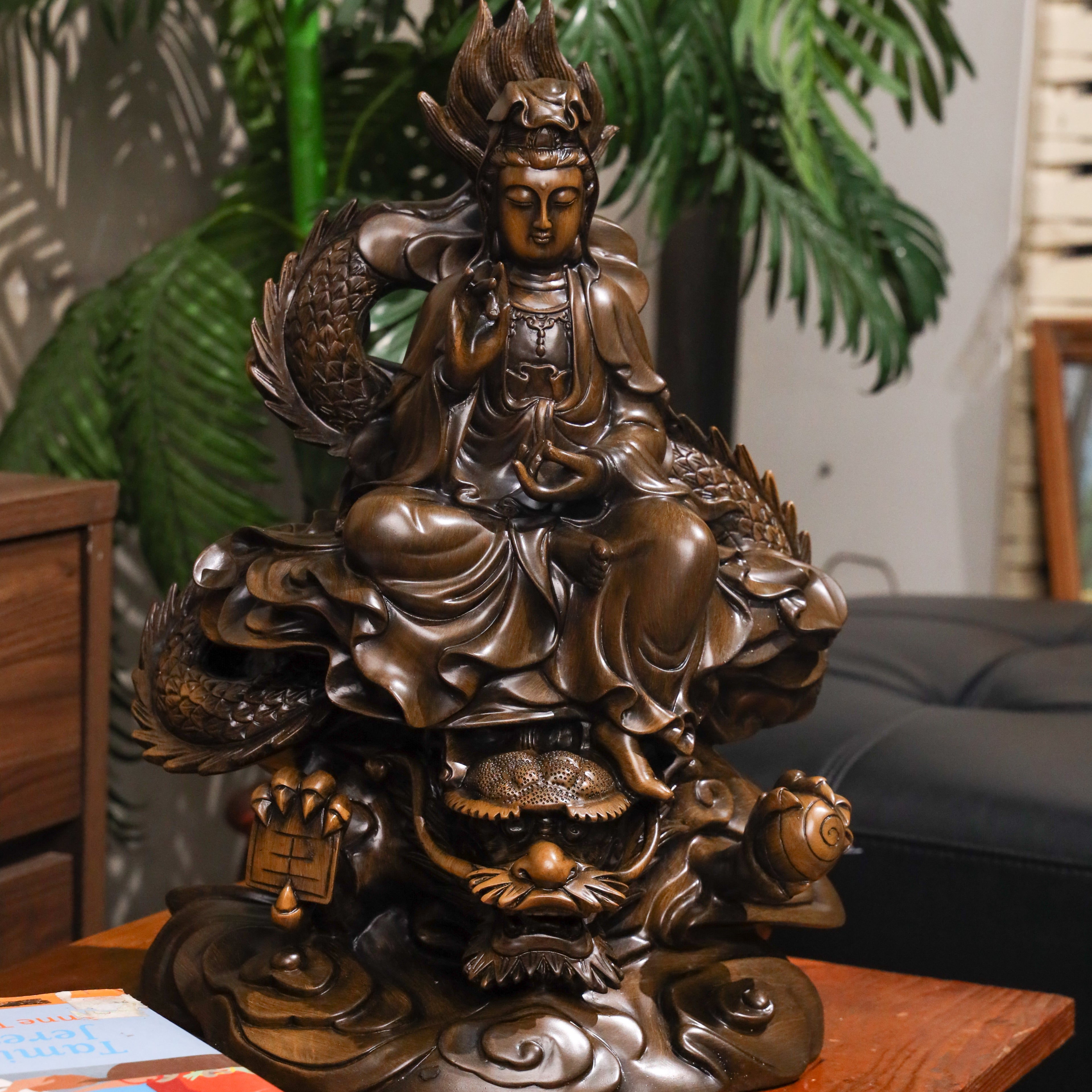Dragon Lady Guan Yin of Strong Protection 45cm