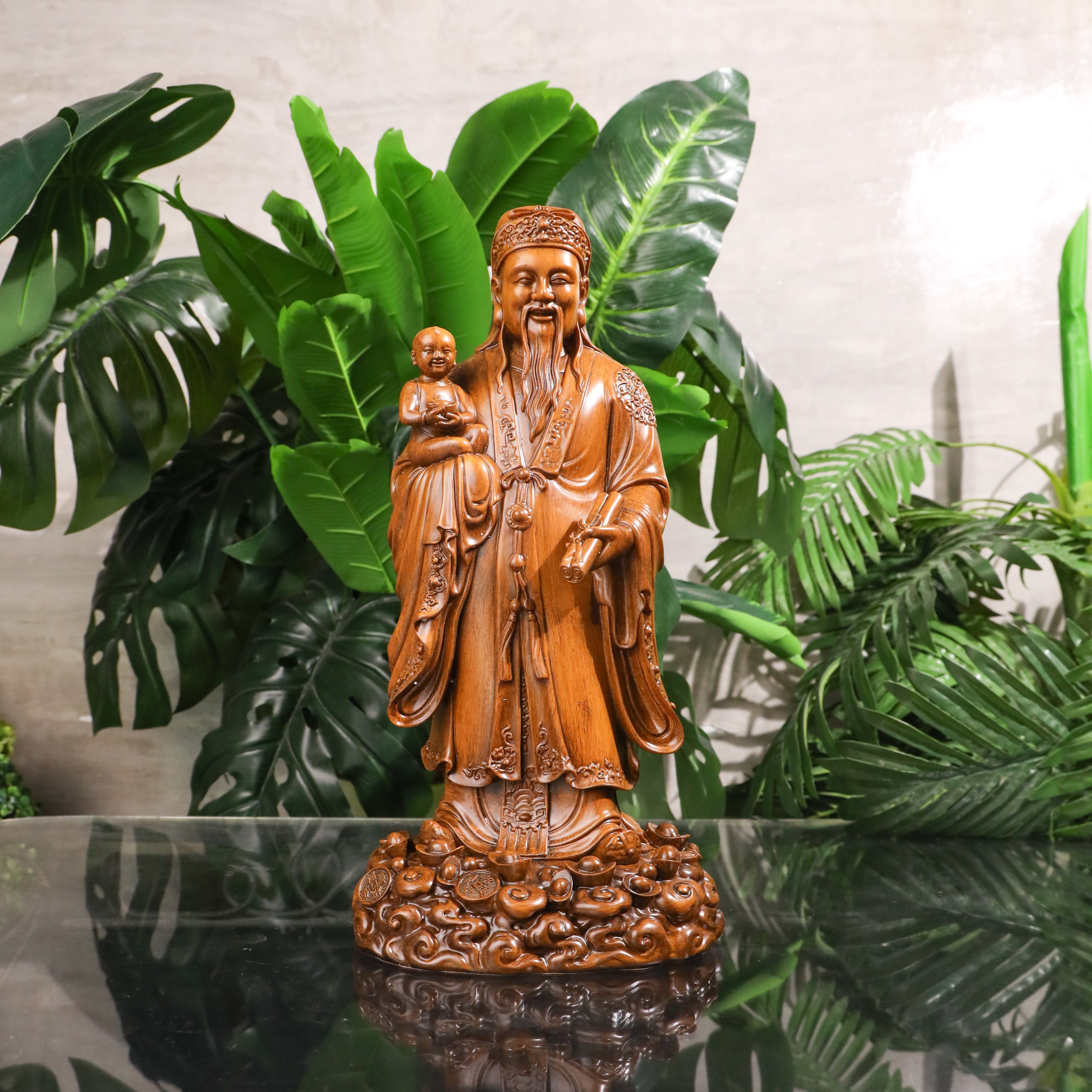 Ancient Fuk Luk Sau Set for Life Success 40cm