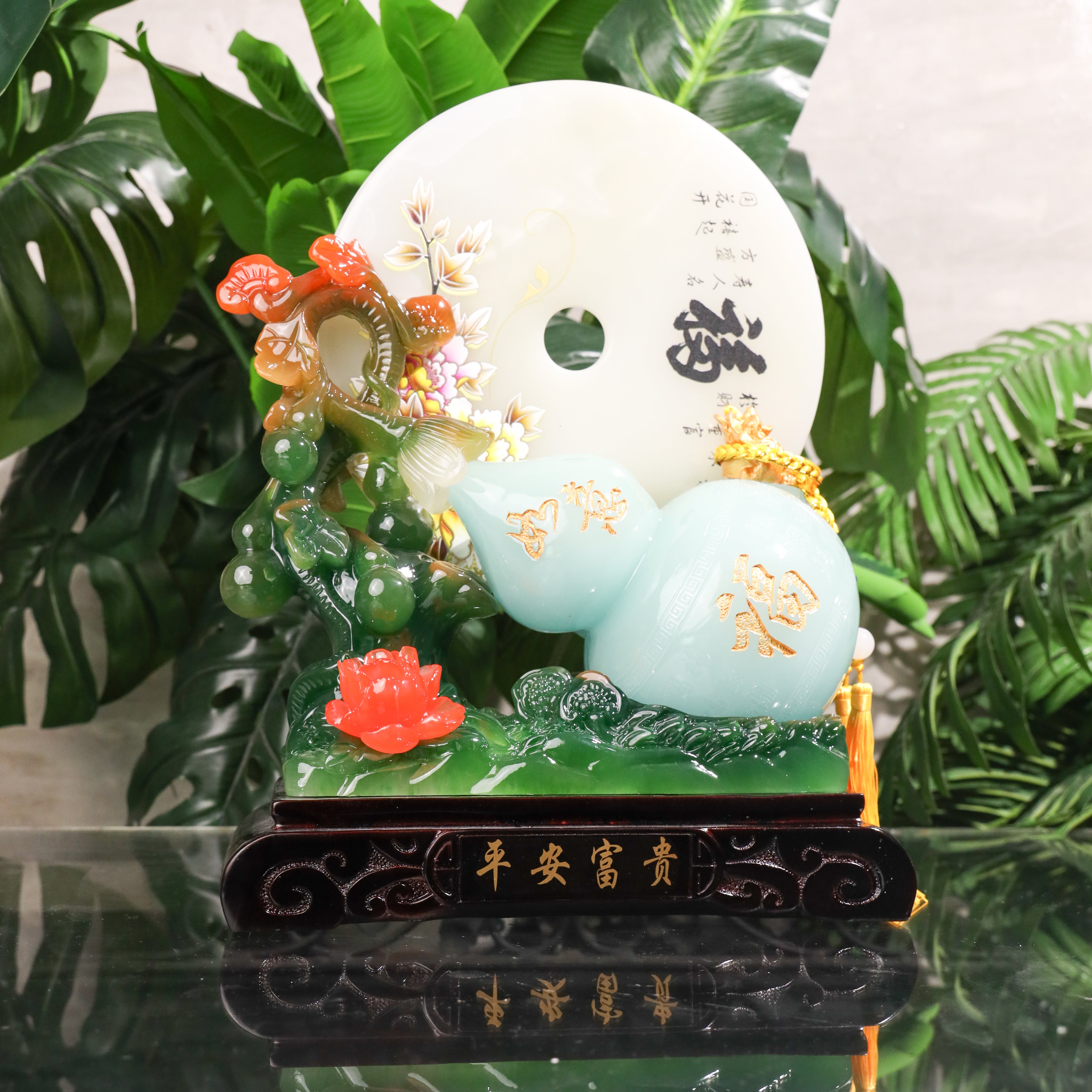 Blessed Jade Wu Lou of Healthy Living 40cm