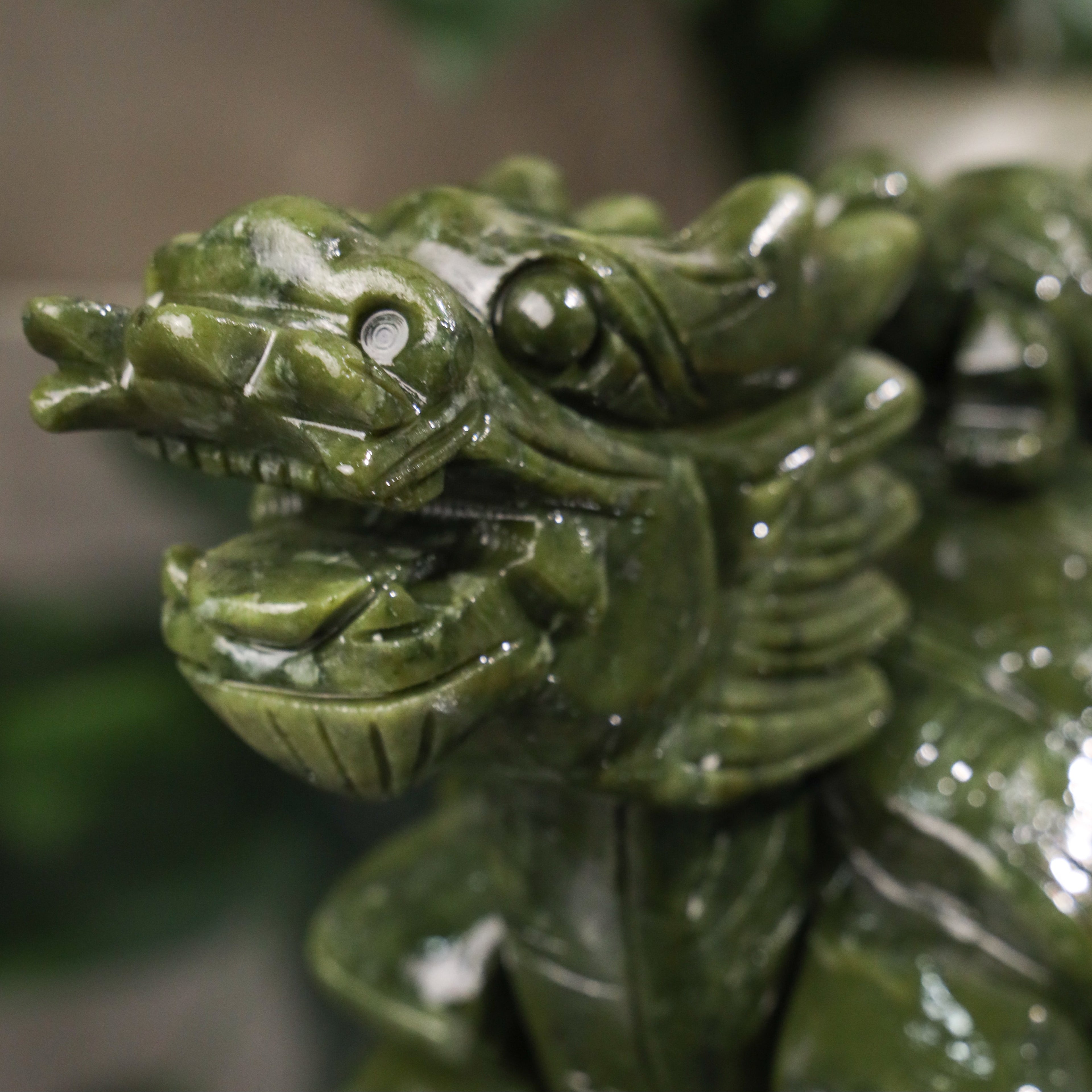 Jade Dragon Turtle of Generational Prosperity 25cm