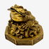 Super Wealth Brass Money Frog 15cm Default Title - Feng Shui Charms - Royal Dragon Decor Philippines