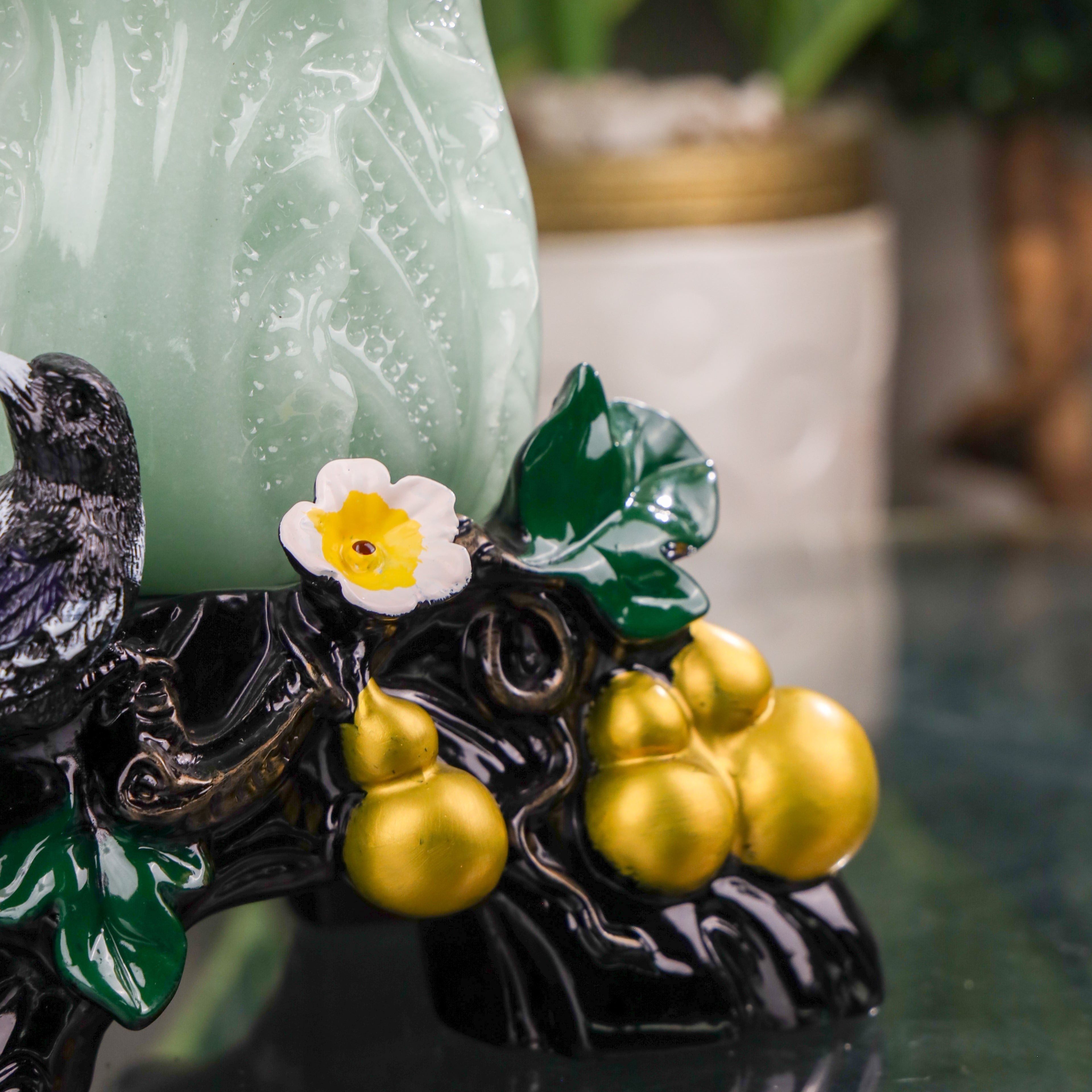 Jade Harvest Cabbage of Fortune 39cm