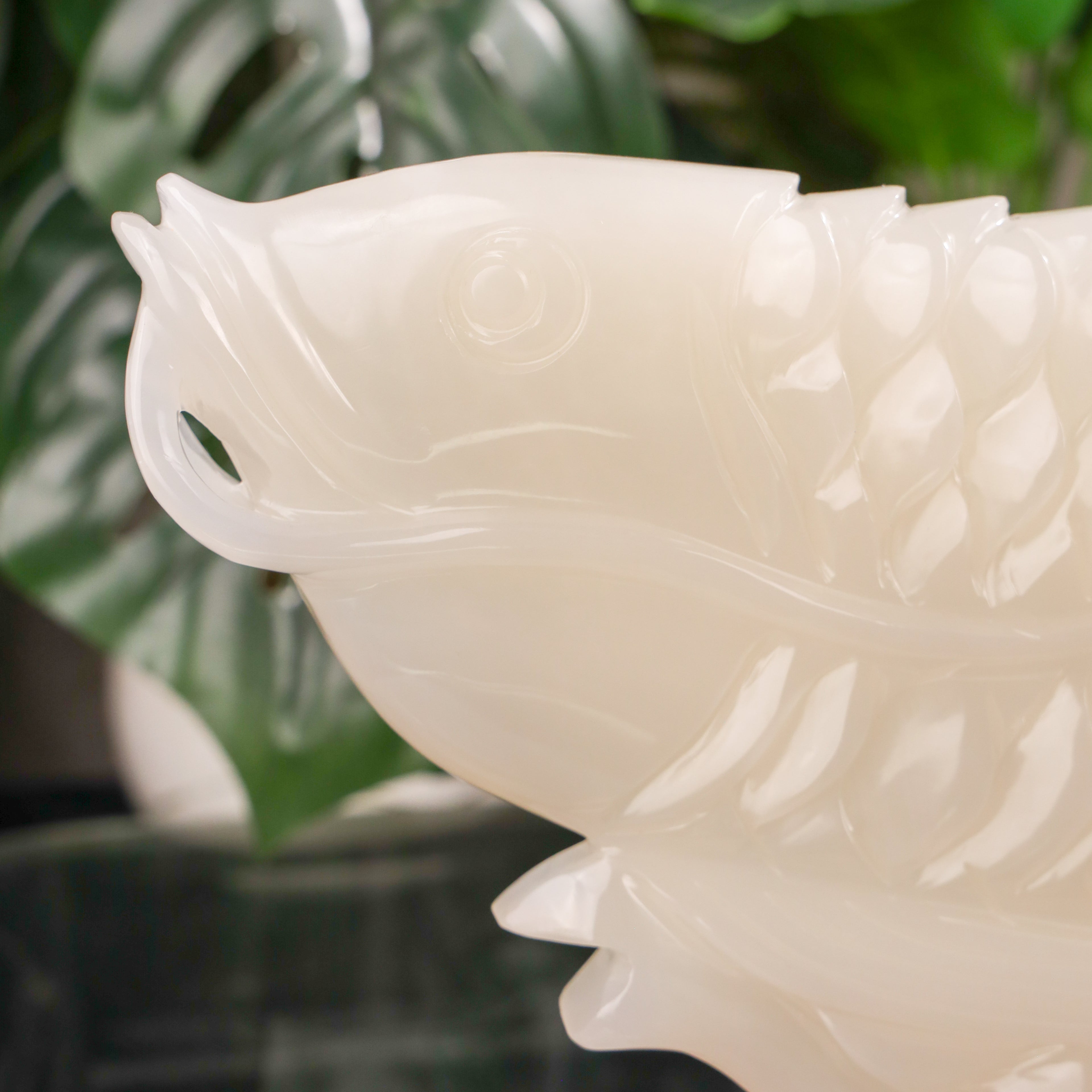 "Strengthen Business Luck" - Jade Arowana 62cm