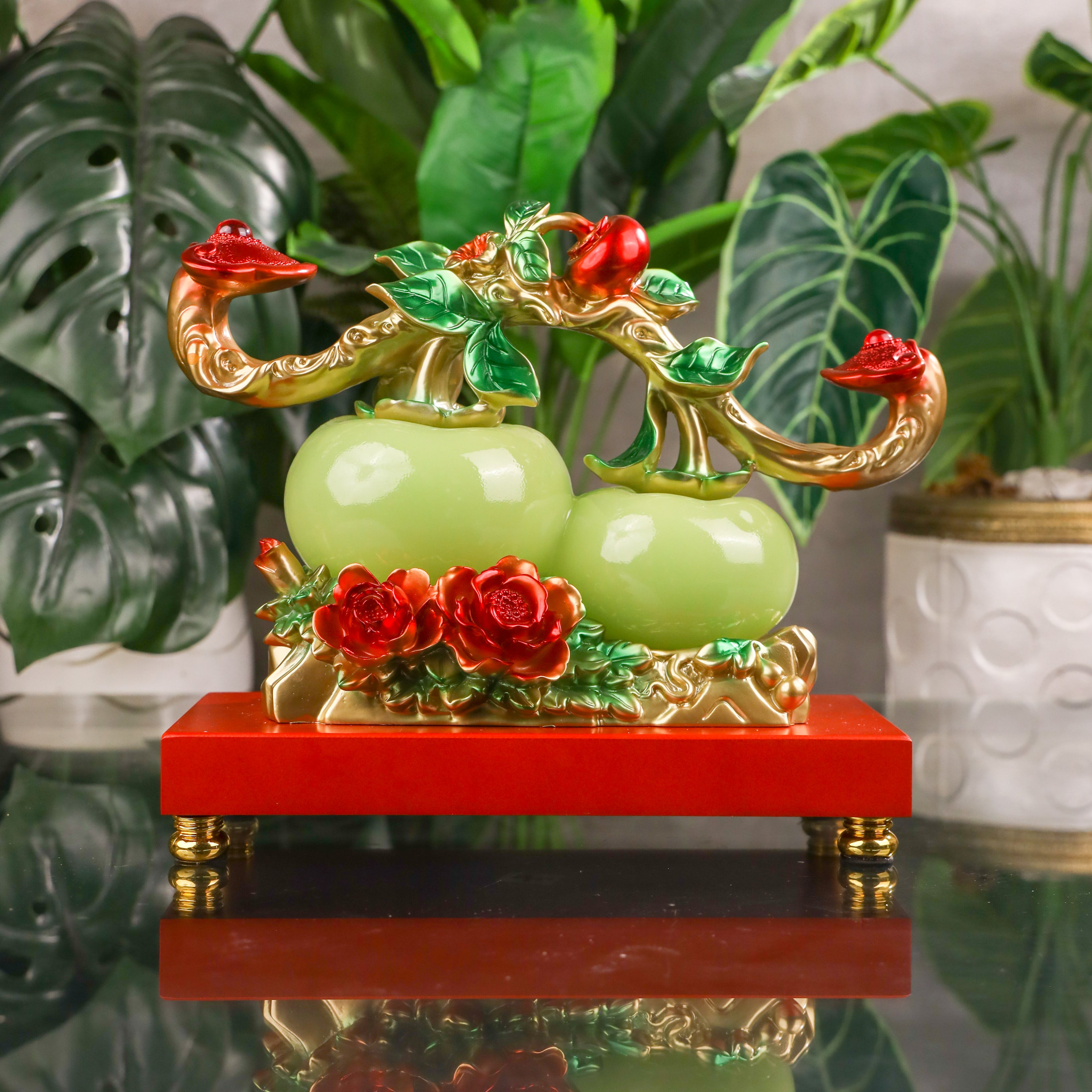 Fruits of Wealth and Happiness Persimmons 32cm