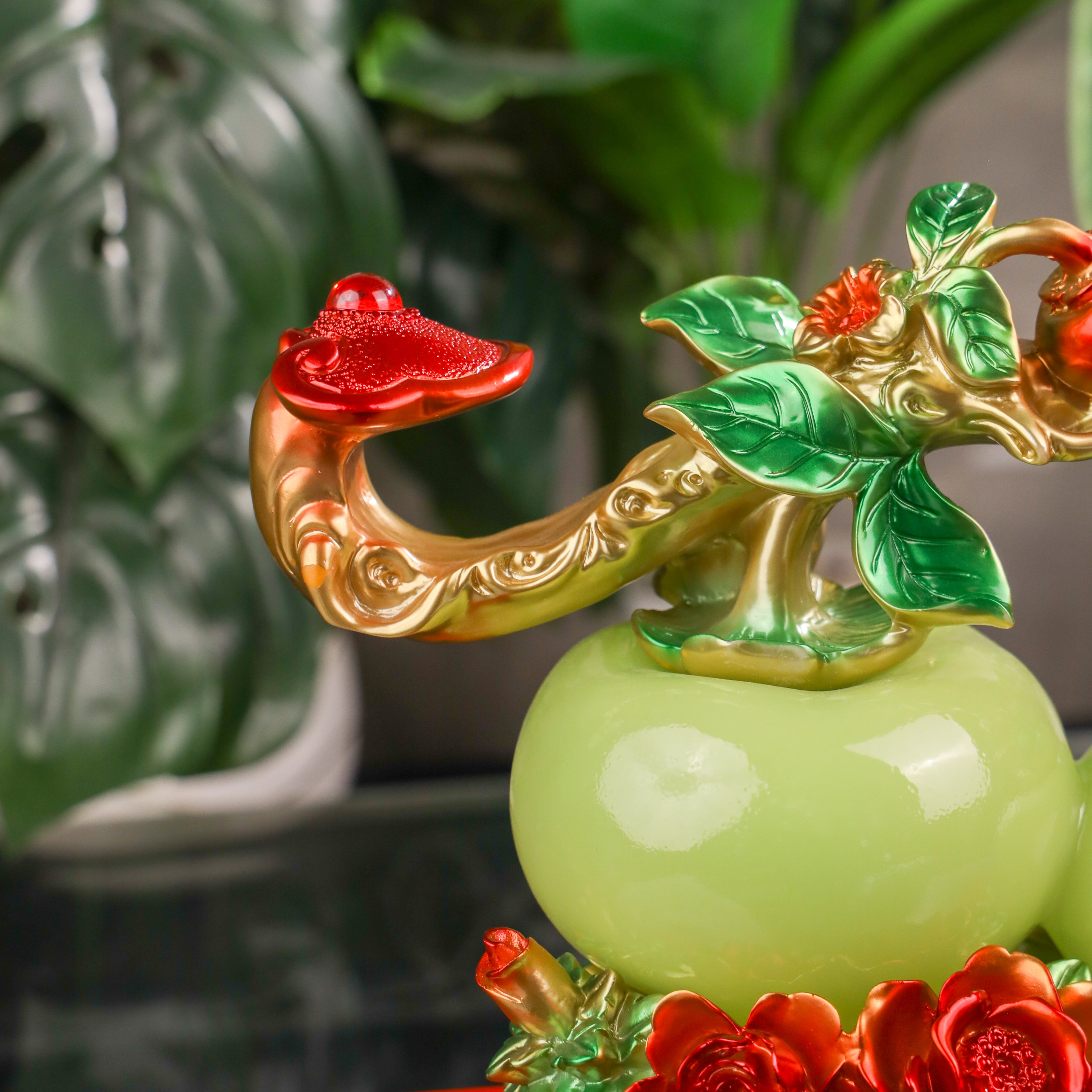 Fruits of Wealth and Happiness Persimmons 32cm