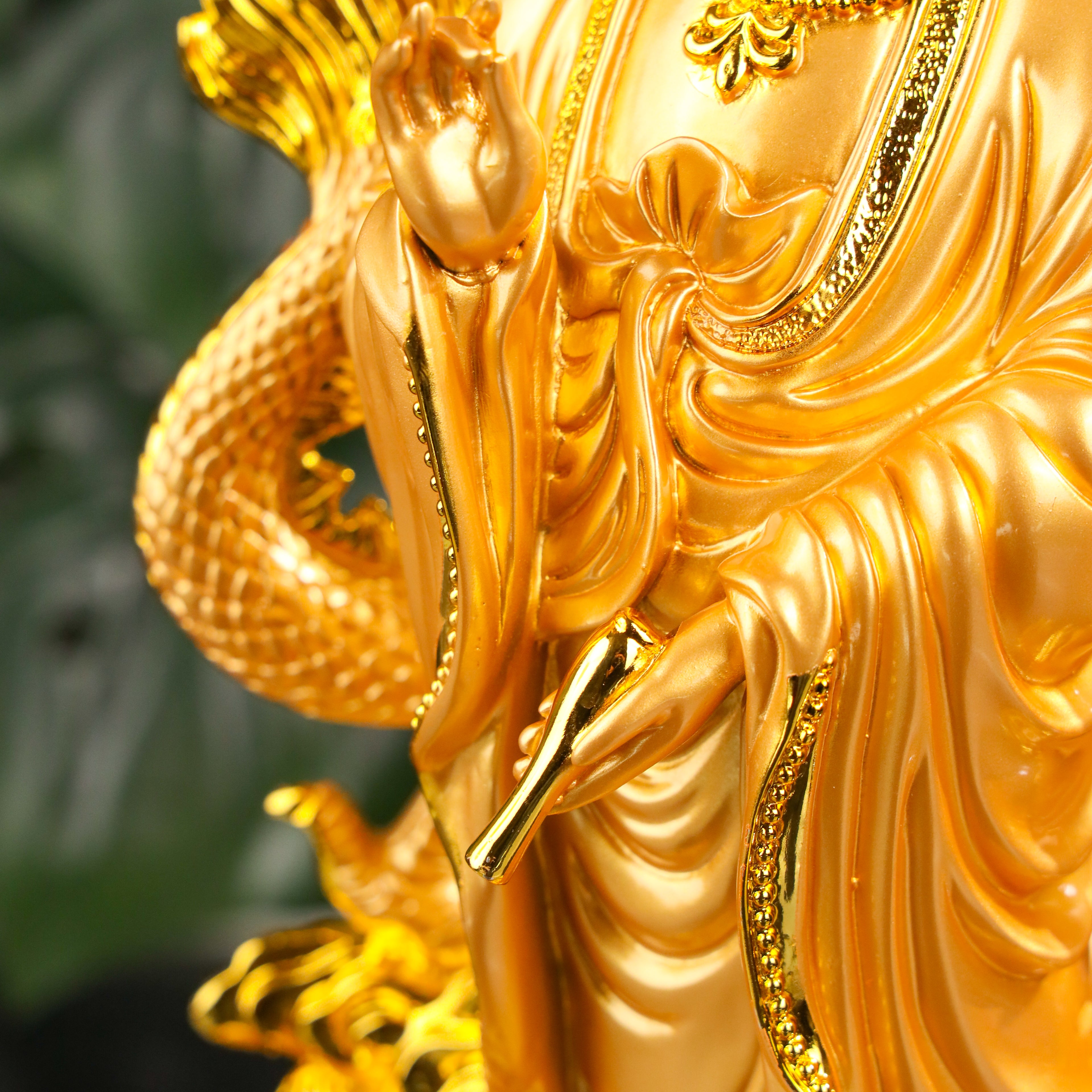 Empress of Protection Golden Guan Yin 44cm