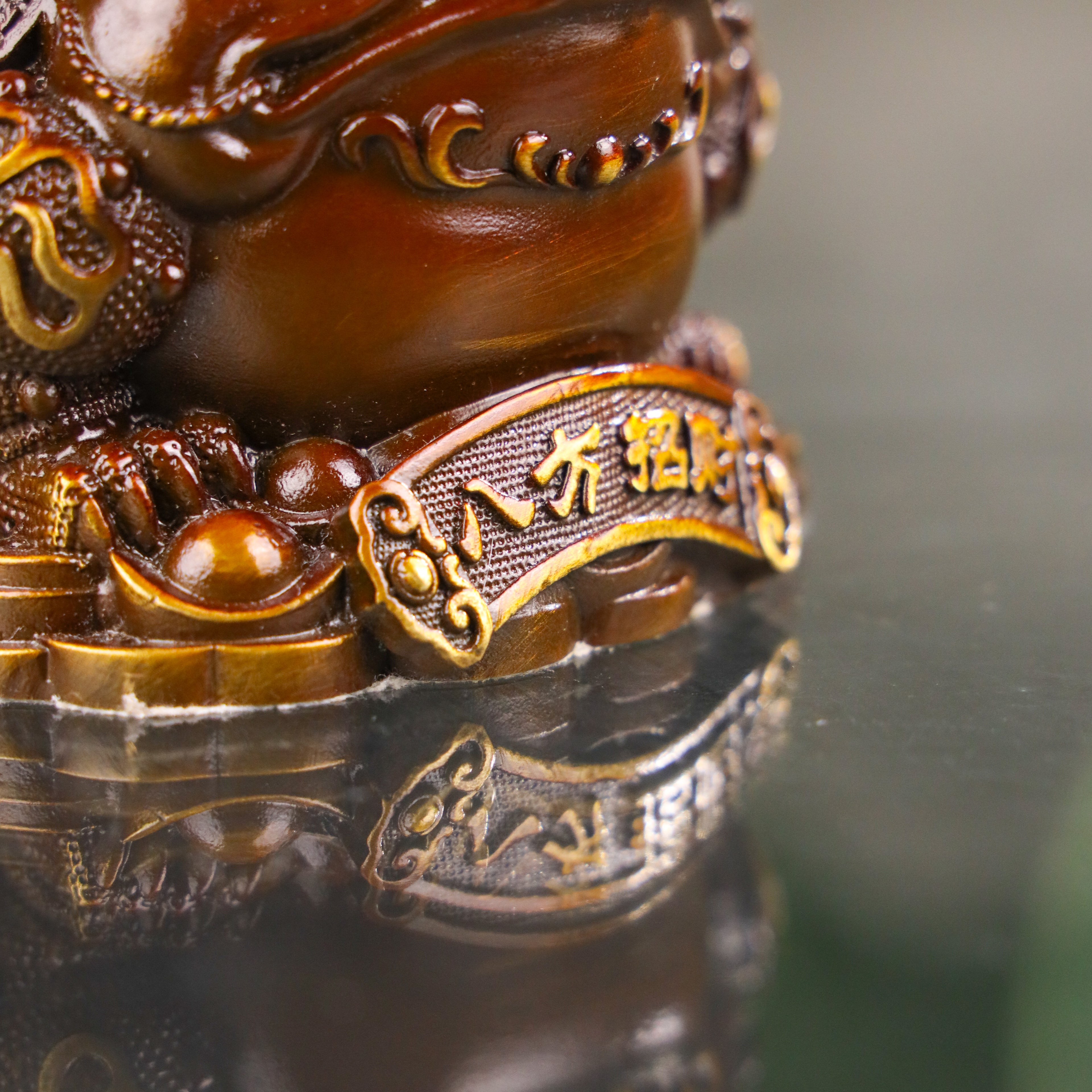 Wealth of the Earth - Brass Money Frog 11cm