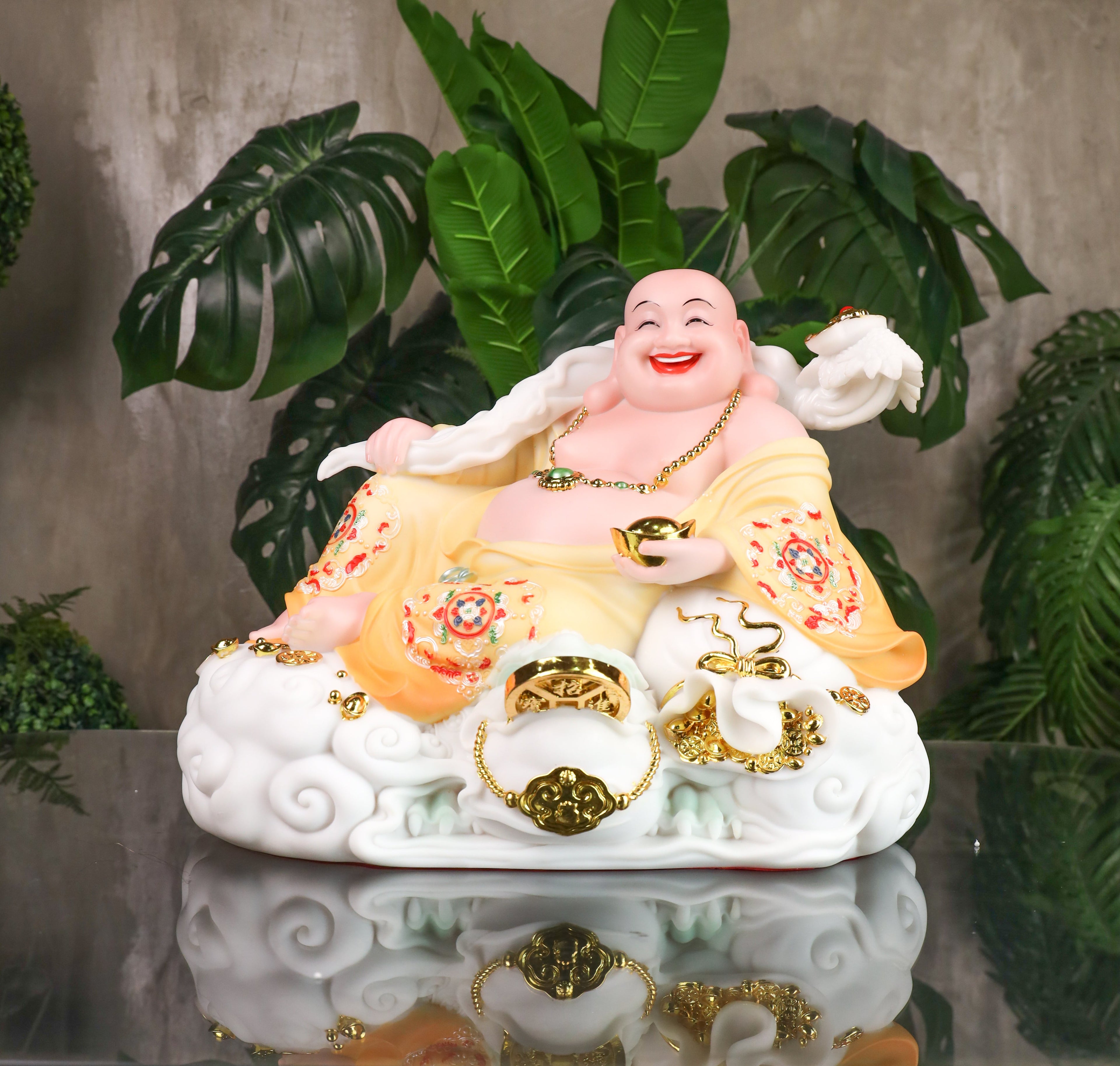 Colorful Prosperity Laughing Buddha 39cm