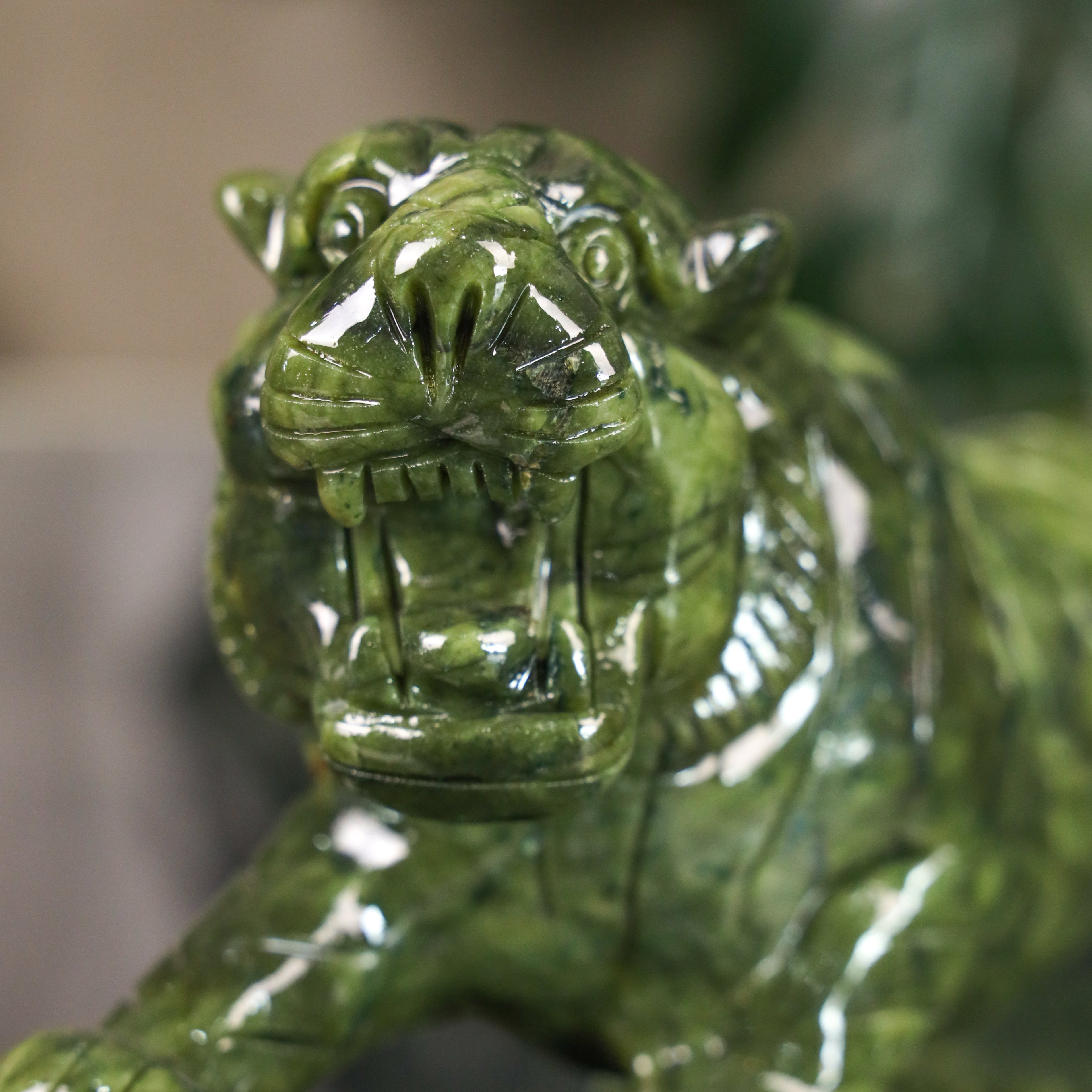 Powerful Jade Tiger of Dominance 28cm