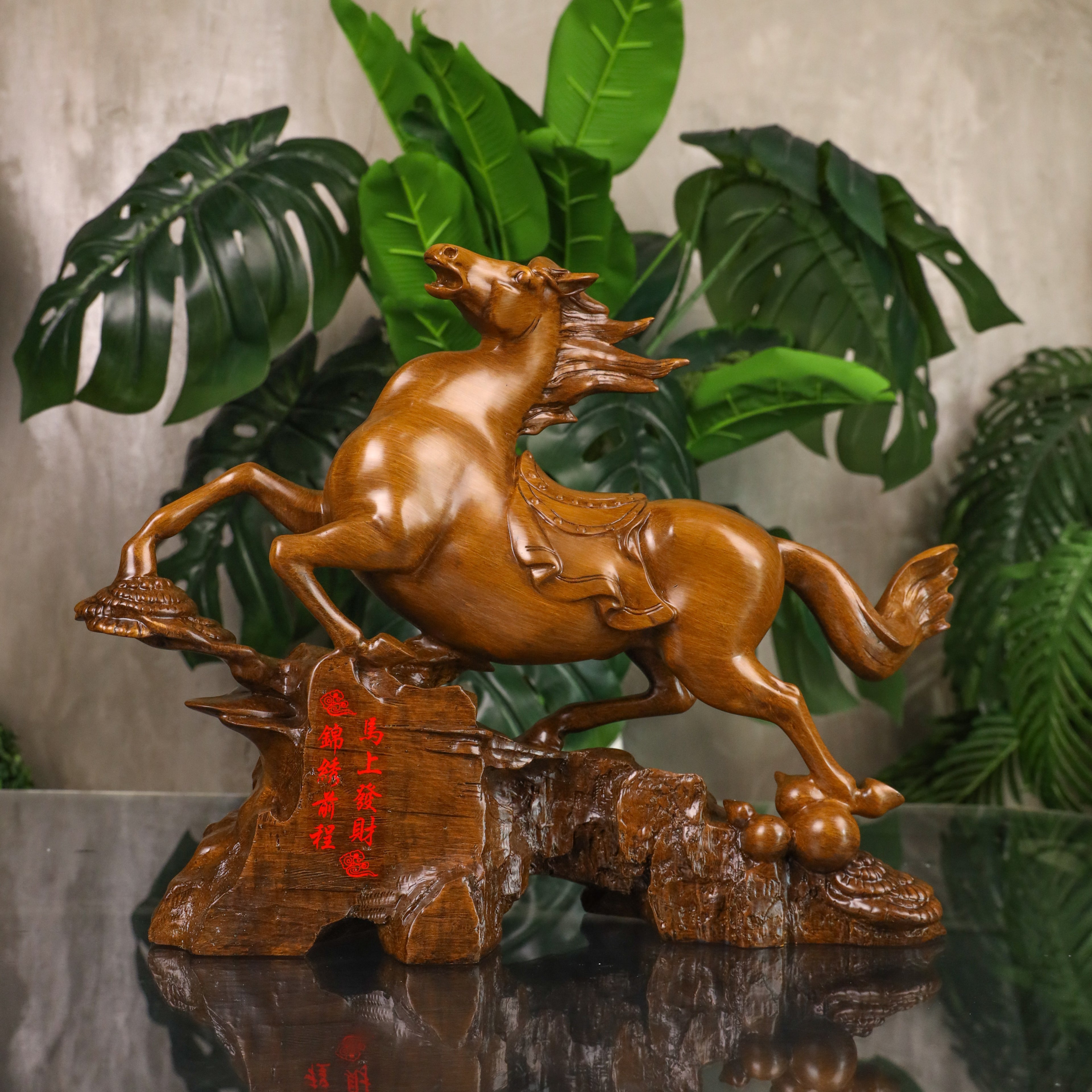 Smooth Success Galloping Wood Horse 43cm