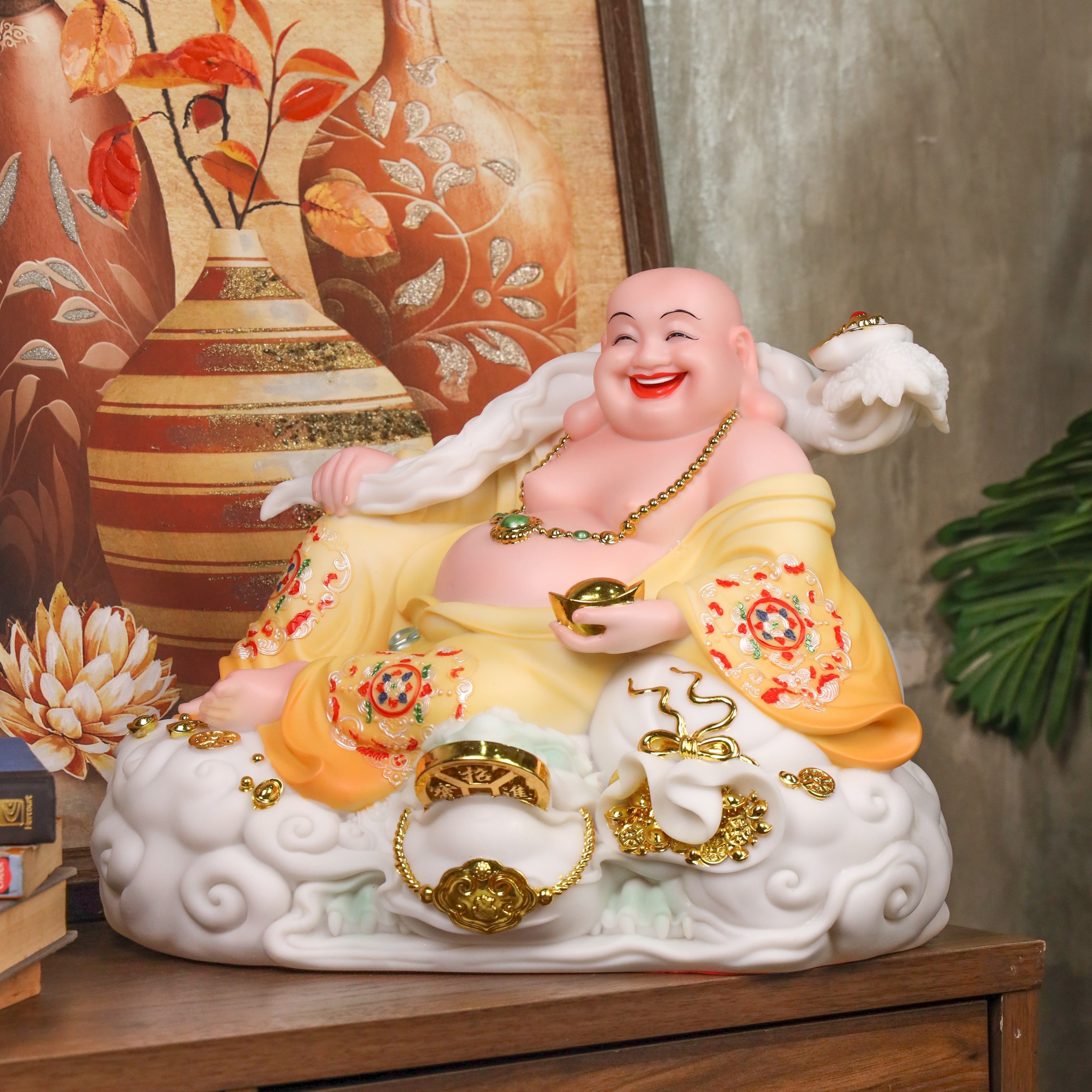 Colorful Prosperity Laughing Buddha 39cm